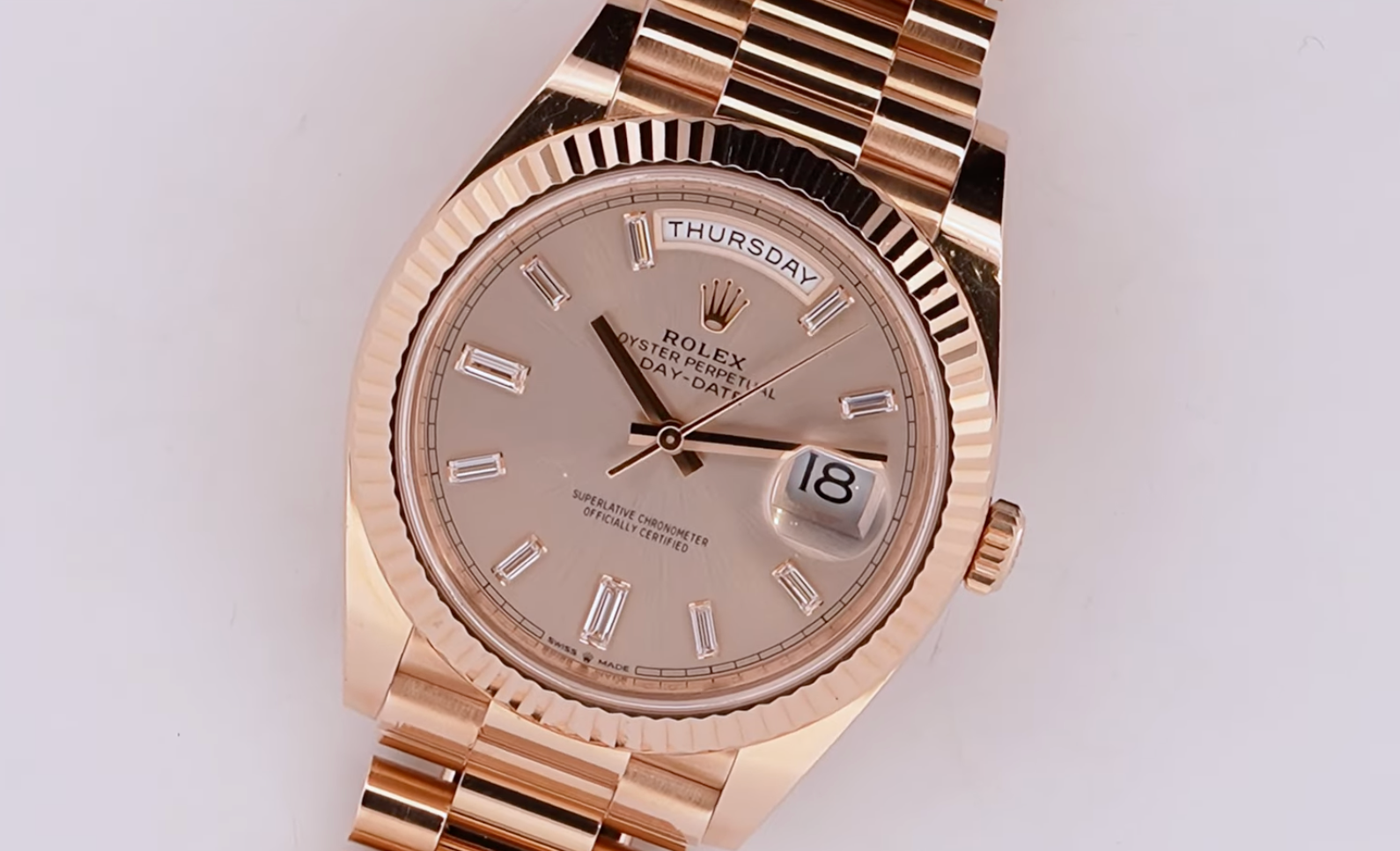 Rolex Day-Date 40 Ref. 228235 – Prestige in 18 Karat Roségold