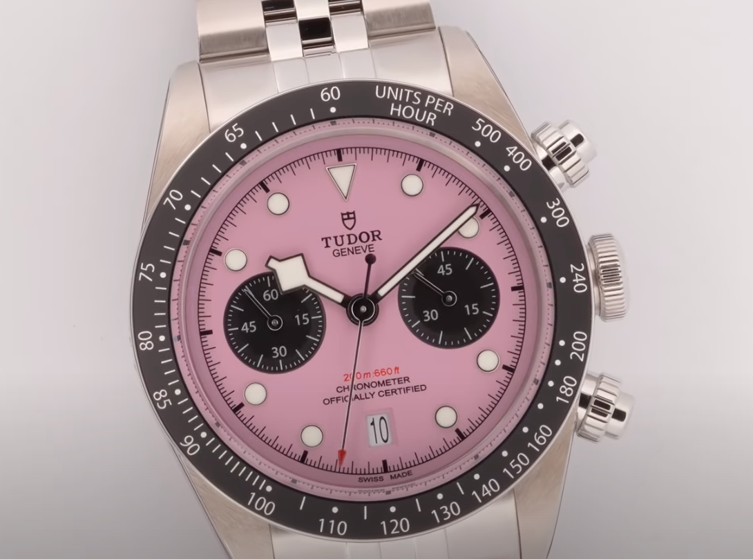 Tudor Black Bay Chrono Pink Inter Miami, Referenz 79360N-0019