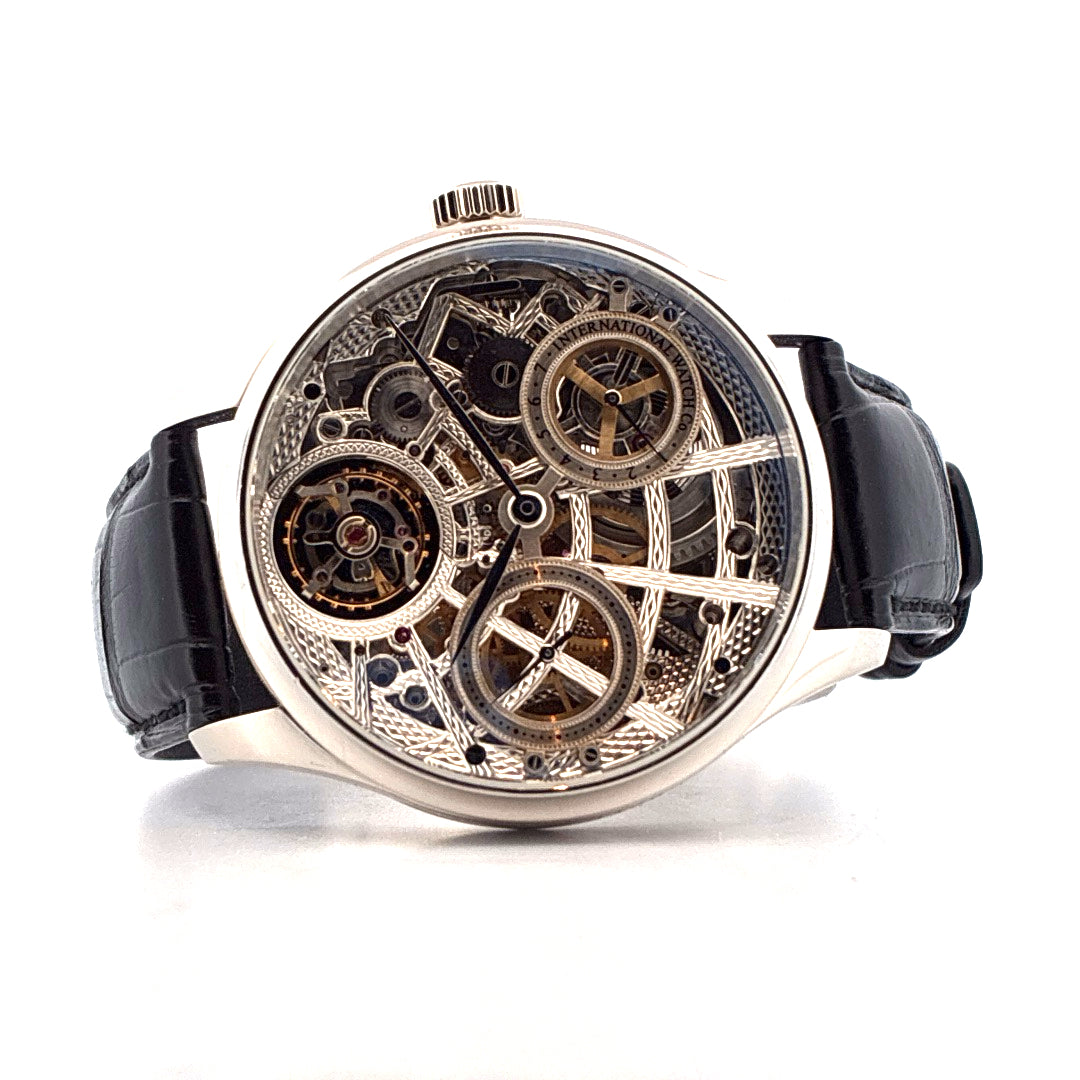 Portuguese Tourbillon Mystère Squelette Full Set / very good condt. / Service 22 / Lmt. Edt. Nr.1/50