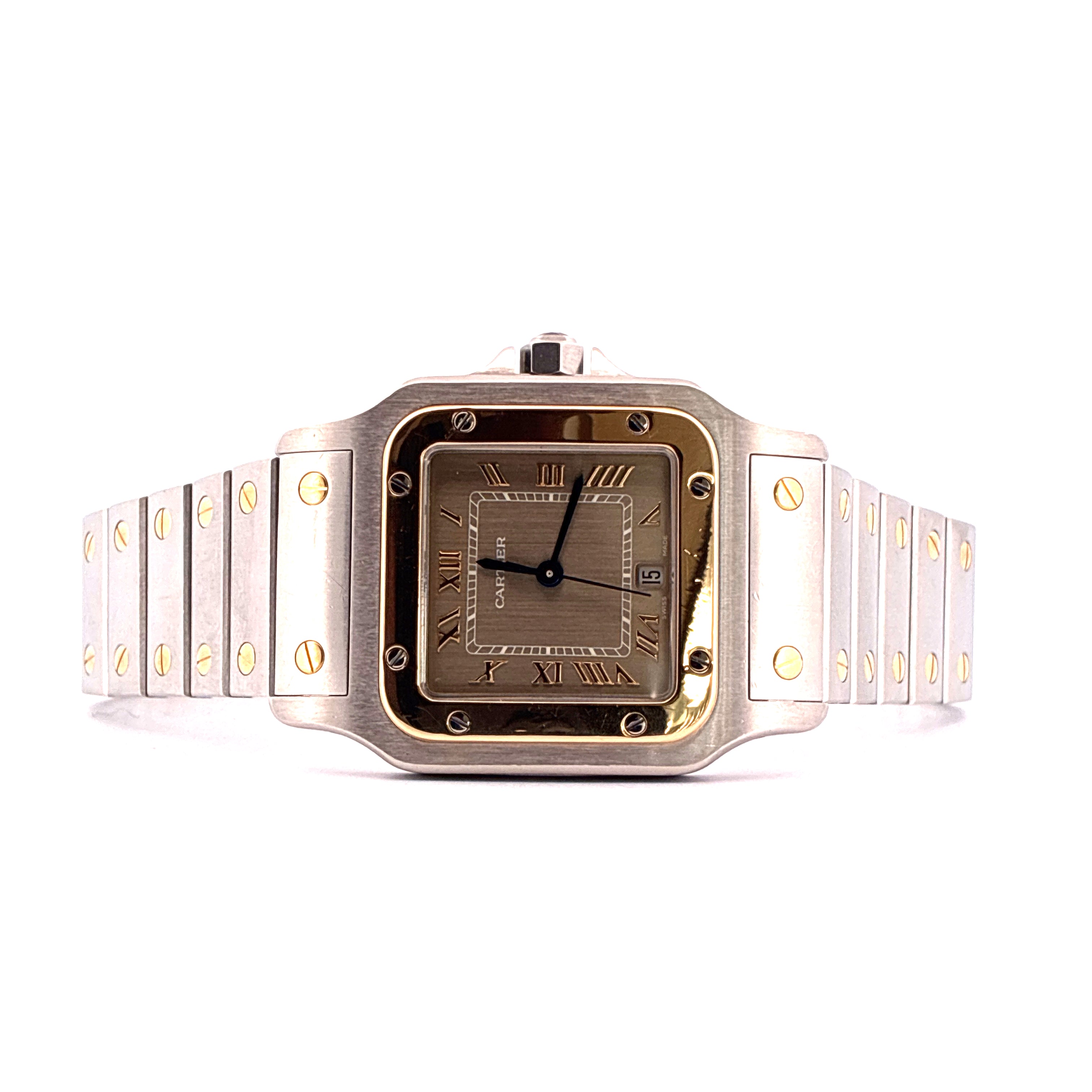 Santos Galbée / Gold Dial / Bicolor / Service 2026 / Unpolished