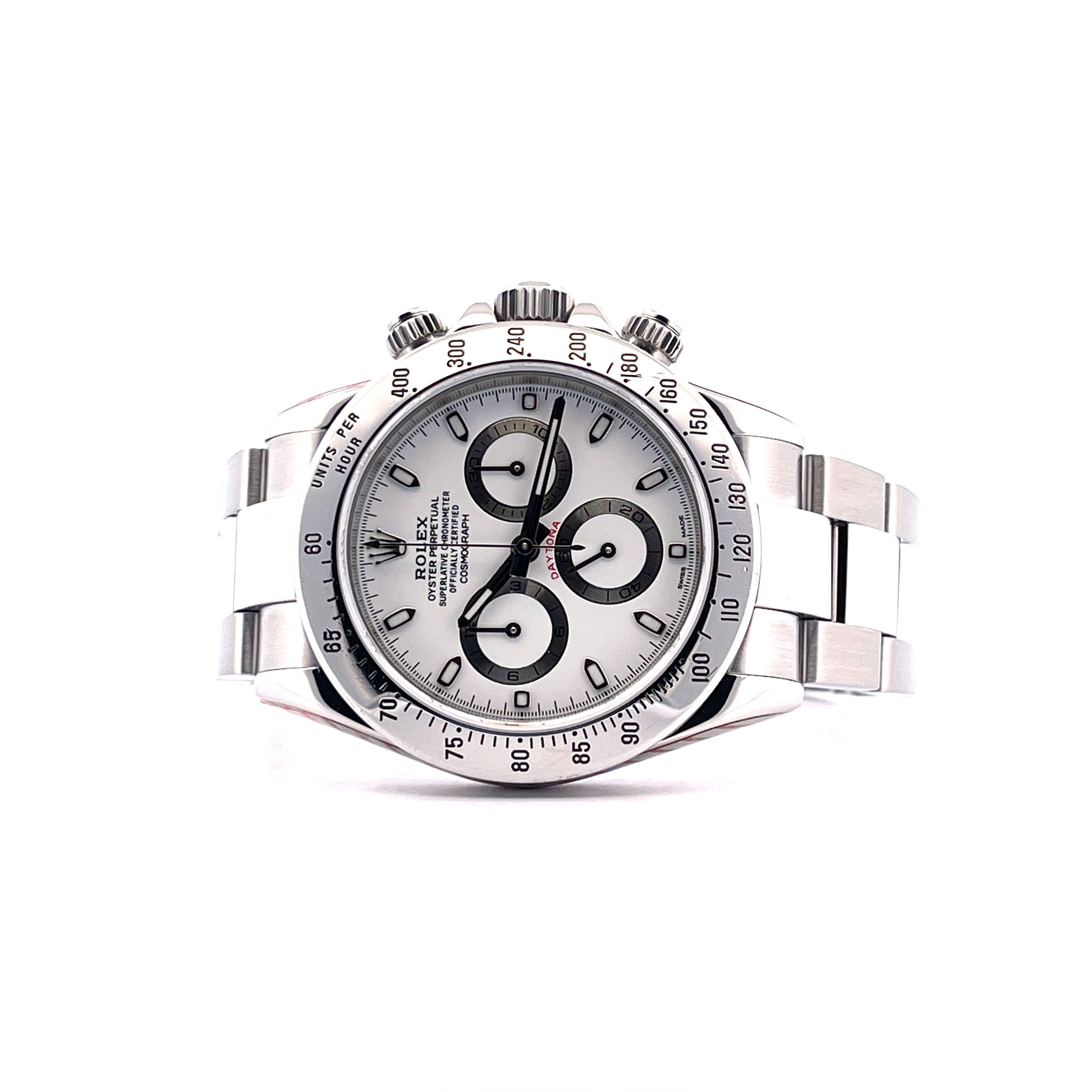 Daytona 116520 White Dial / Rolex Service 2026 / good Condition / D-Serie 2006