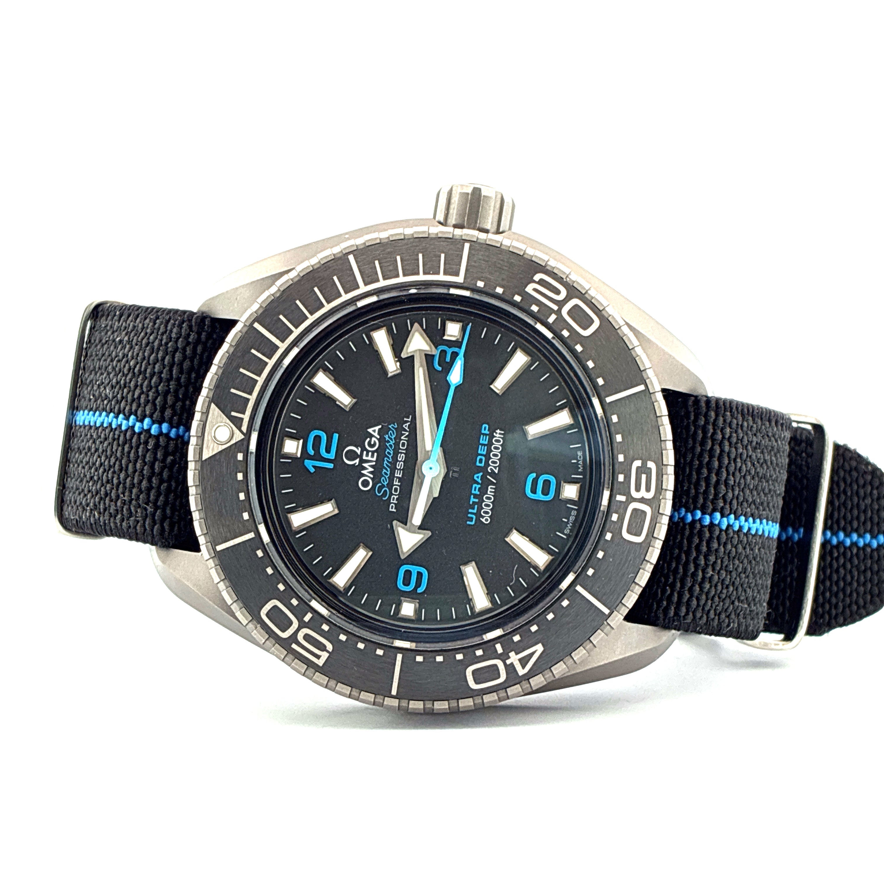 Seamaster Ultra Deep 6000M / very good condt. / second streep / Titan / Full-Set 2023