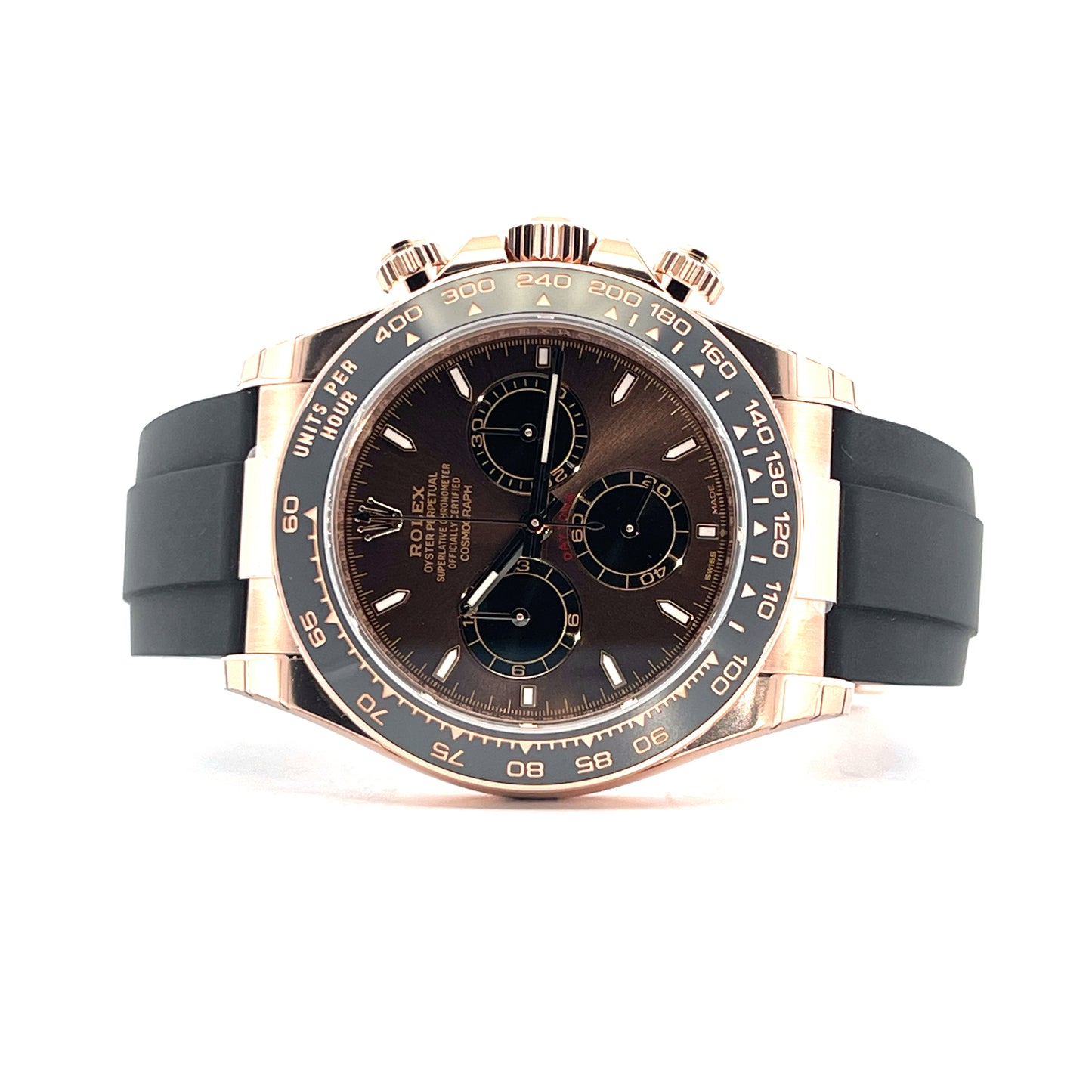Cosmograph Daytona Chocolate 126515LN / Juni 2025 / Sticker & Barcode (ungetragen)