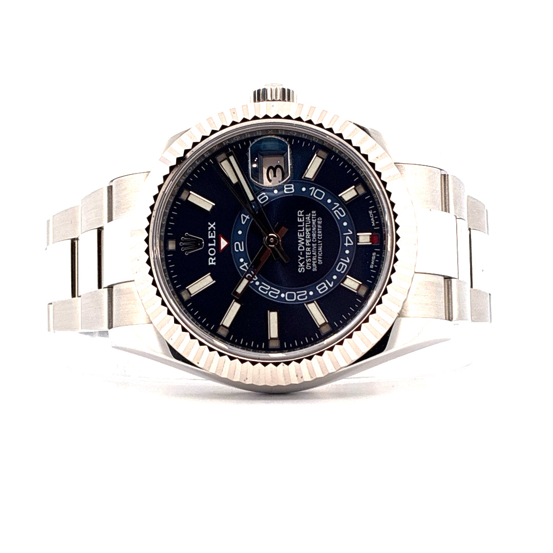 Sky-Dweller / Steel / blue dial / very good condition (2018)