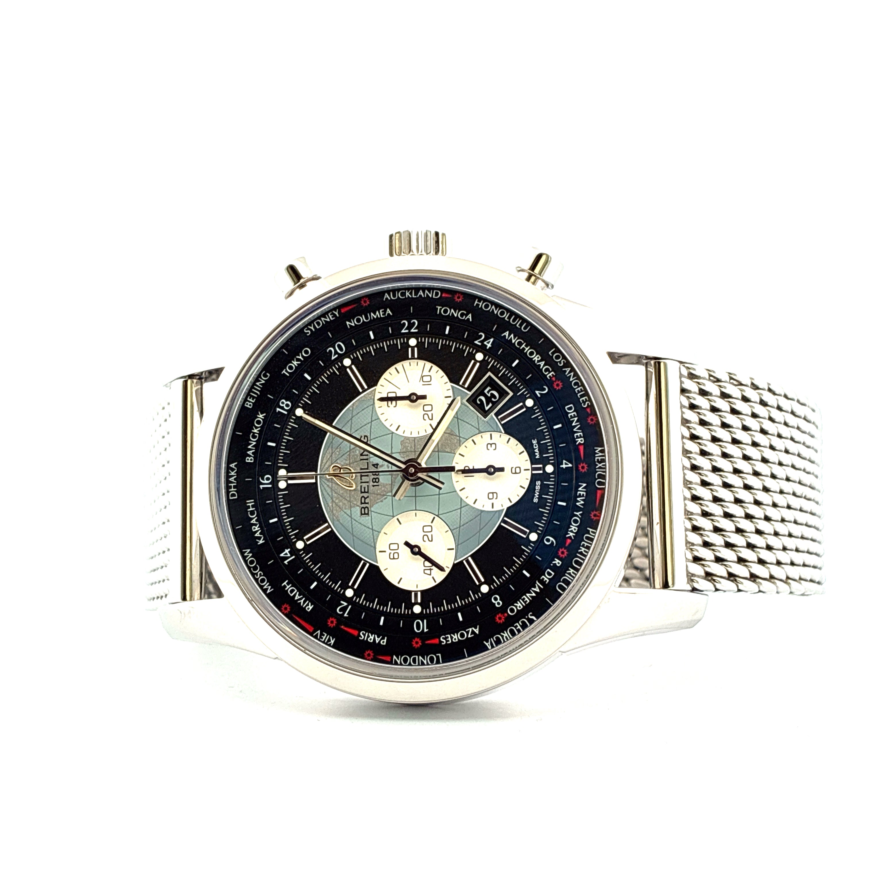 Transocean Chronograph Unitime / stainless steel / Full-Set / 2013