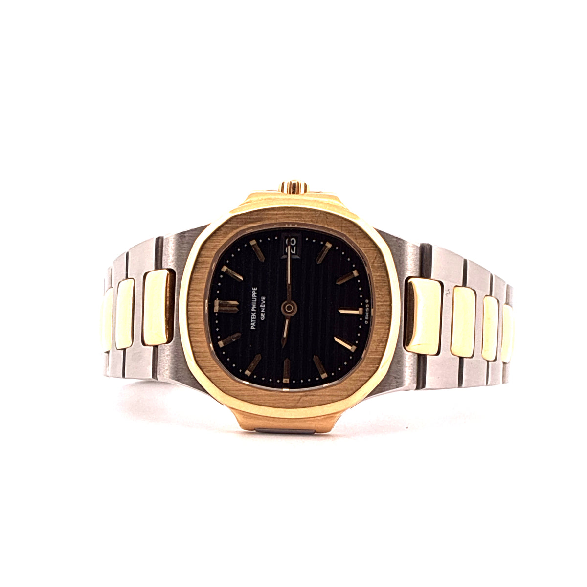 Nautilus / very rare / Sigma dial / Bicolor / Papers / 1986