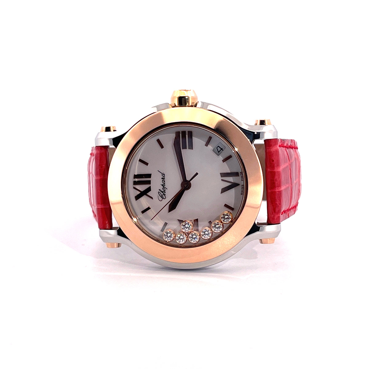 Happy Sport 36 mm Steel & Roségold / very good Condition / 2014