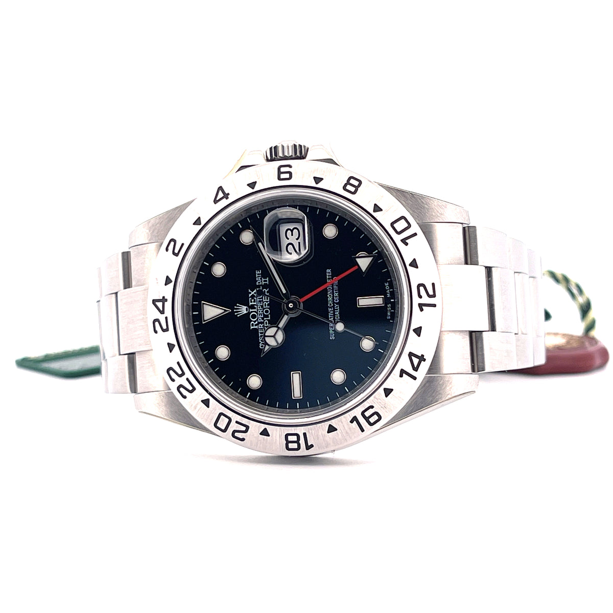 Explorer II Black Dial 16570 NOS / Safe-Watch / Sticker / Full Set / 2011 - Juwelier Spliedt