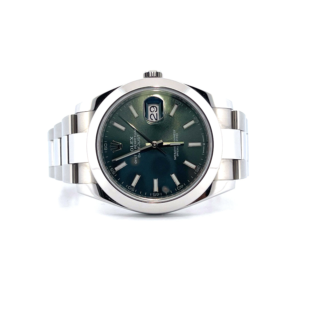Datejust 41 Ref. 126300 Wimbledon Jubilee / box and papers / very good condition / 2019