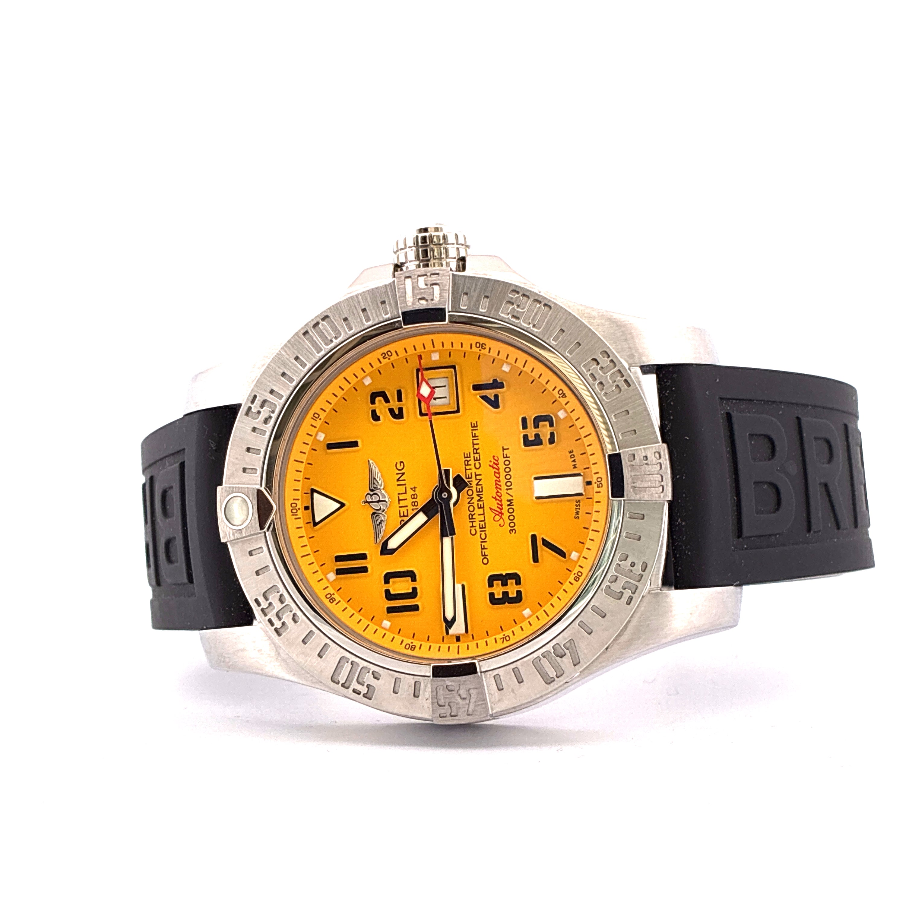 Avenger II Seawolf Yellow Dial / Rubber Strap / automatic / Full Set / very good Condition / Germany 2013