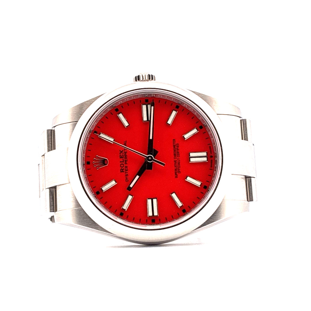 Oyster Perpetual 41 Coral Red / ungetragen / Full Set (2022)