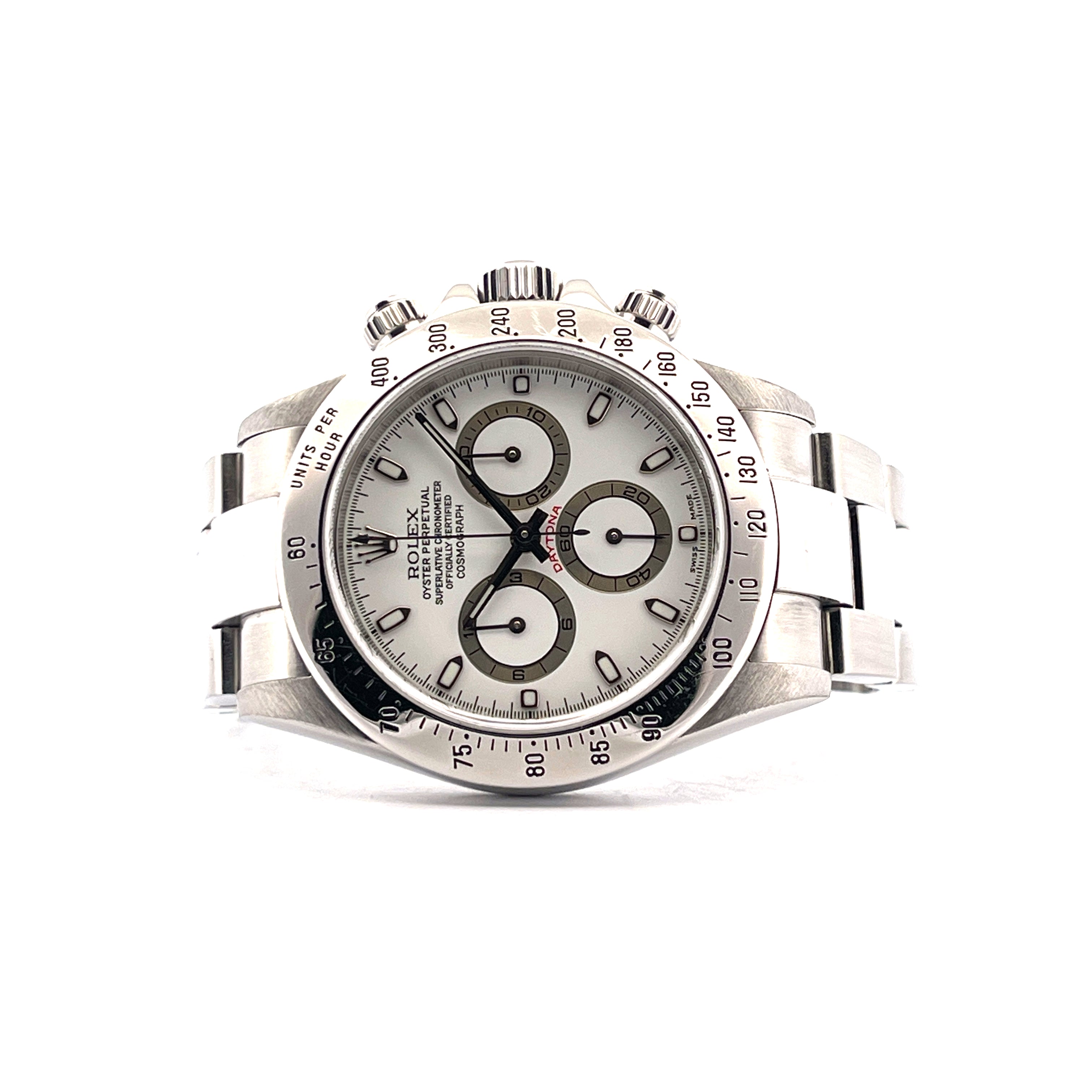 Daytona 116520 White Dial / Full Set / Service 2025 (LC100 aus 2001)