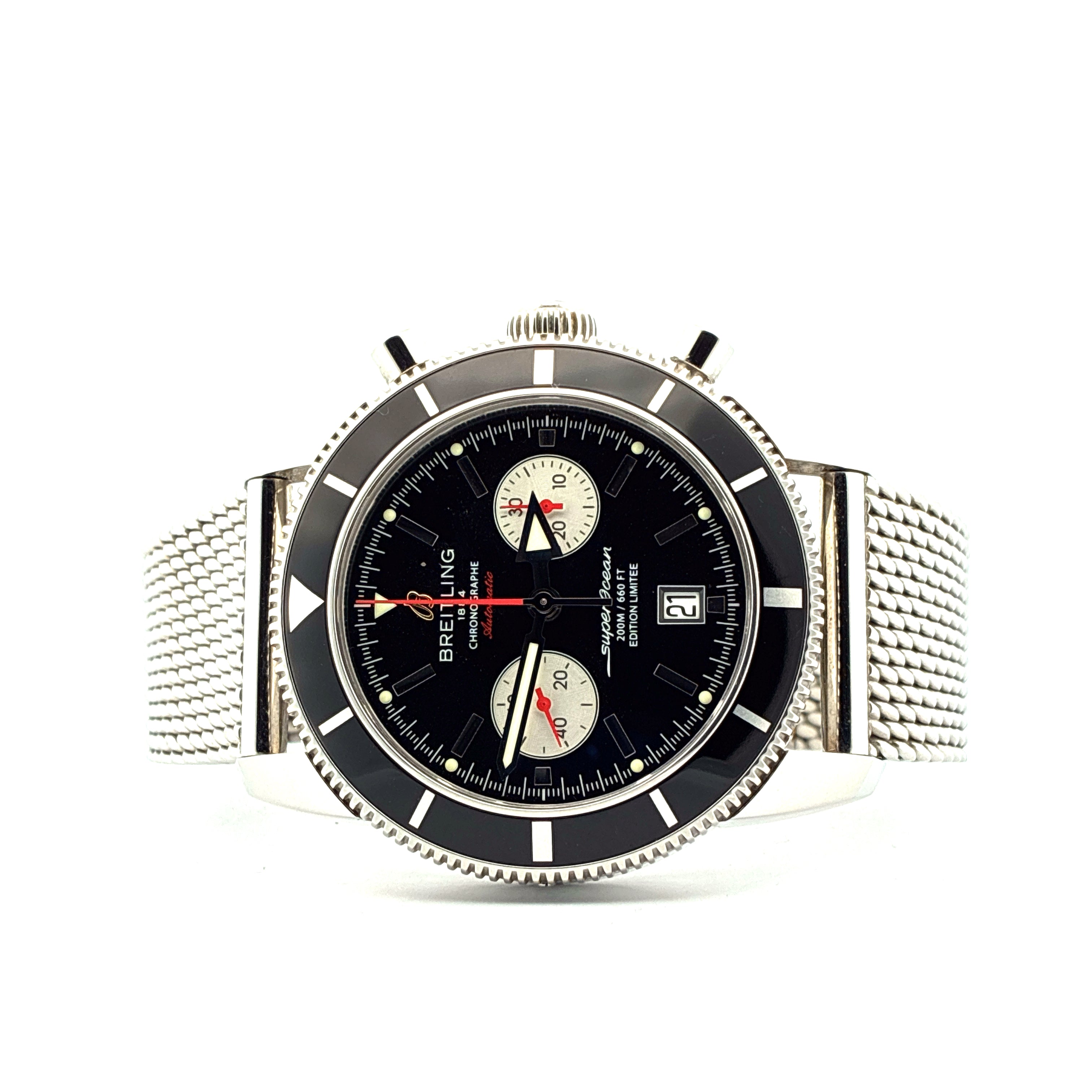 Superocean Heritage / Black Dial / stainless steel / Full-Set / 2010
