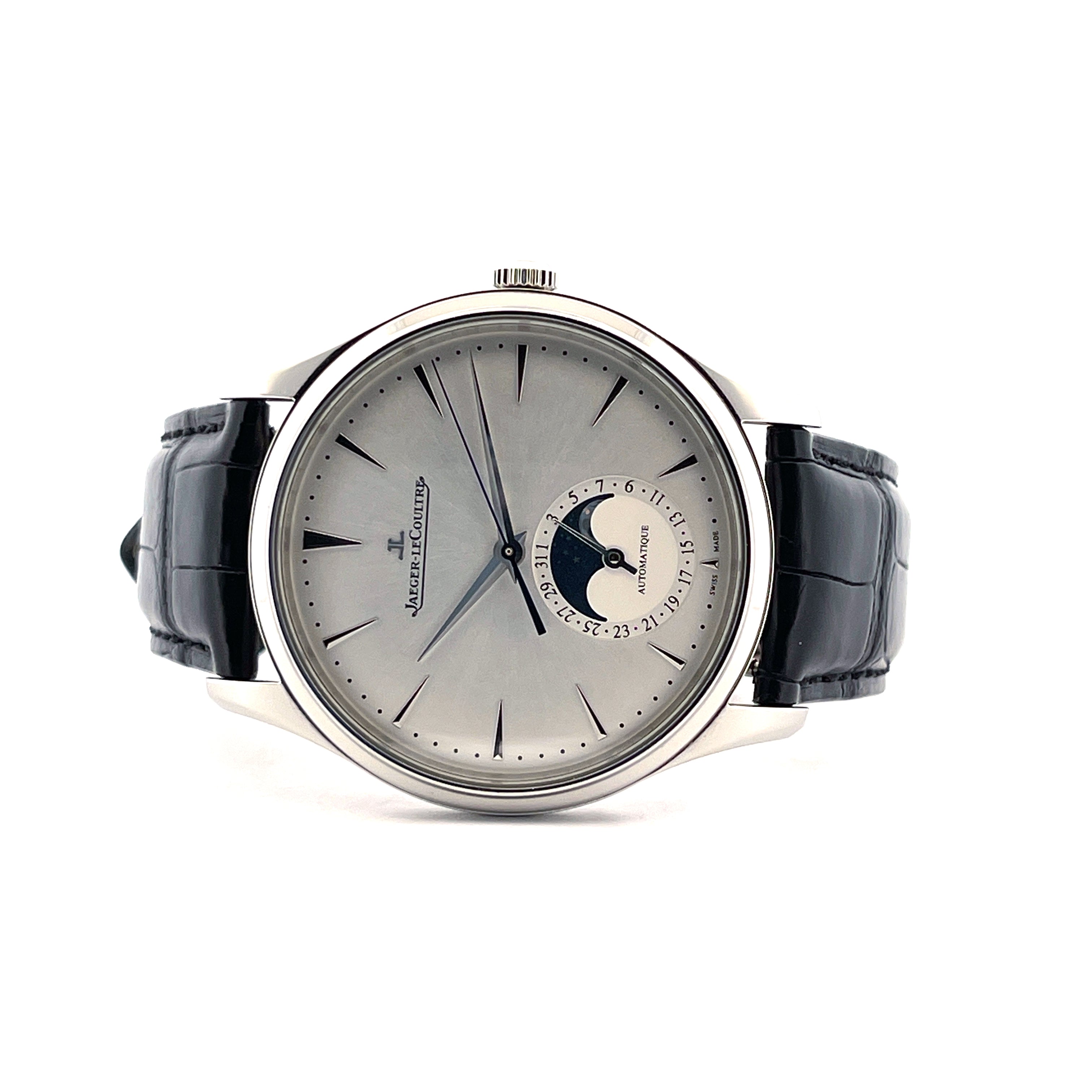 Master Ultra Thin Moonphase / Folding Clasp / Second Strap / On Stock / Full Set + Invoice very good Condition / Warranty till 2031 / Germany 2023