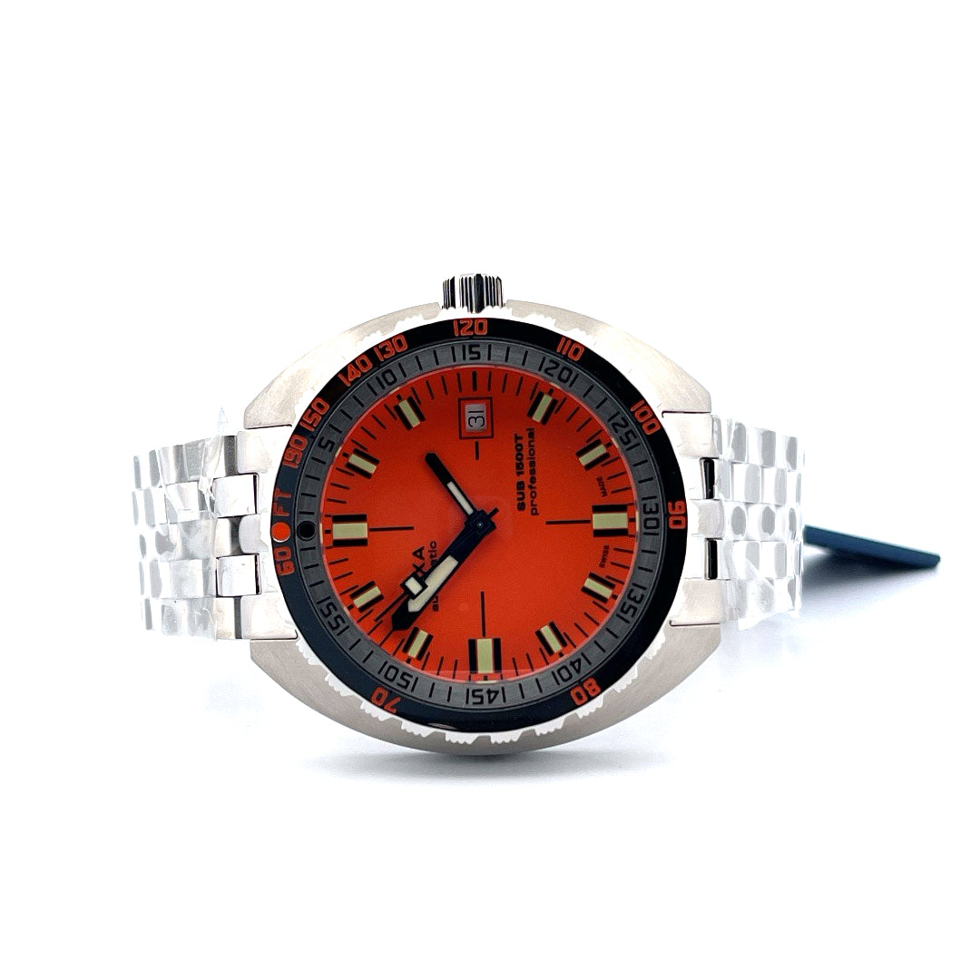 Doxa Sub 1500T / Orange / Ungetragen / neuwertiger Zustand (2025) - Juwelier Spliedt