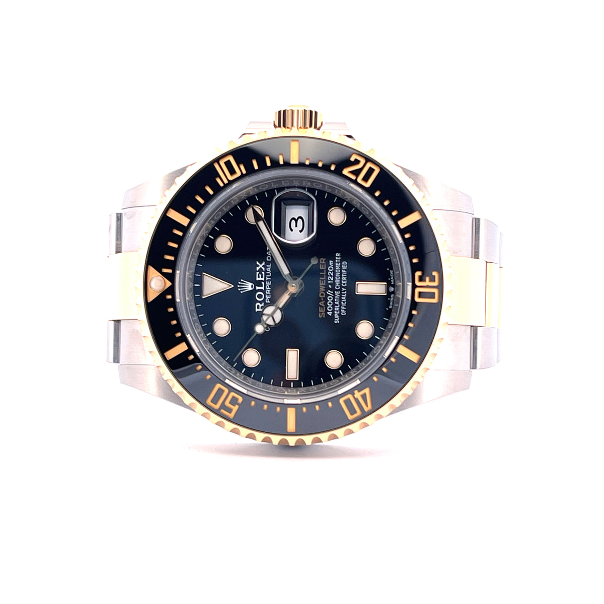 Sea-Dweller Black Dial Two Tone / Premium Full Set incl. Invoice / 2020