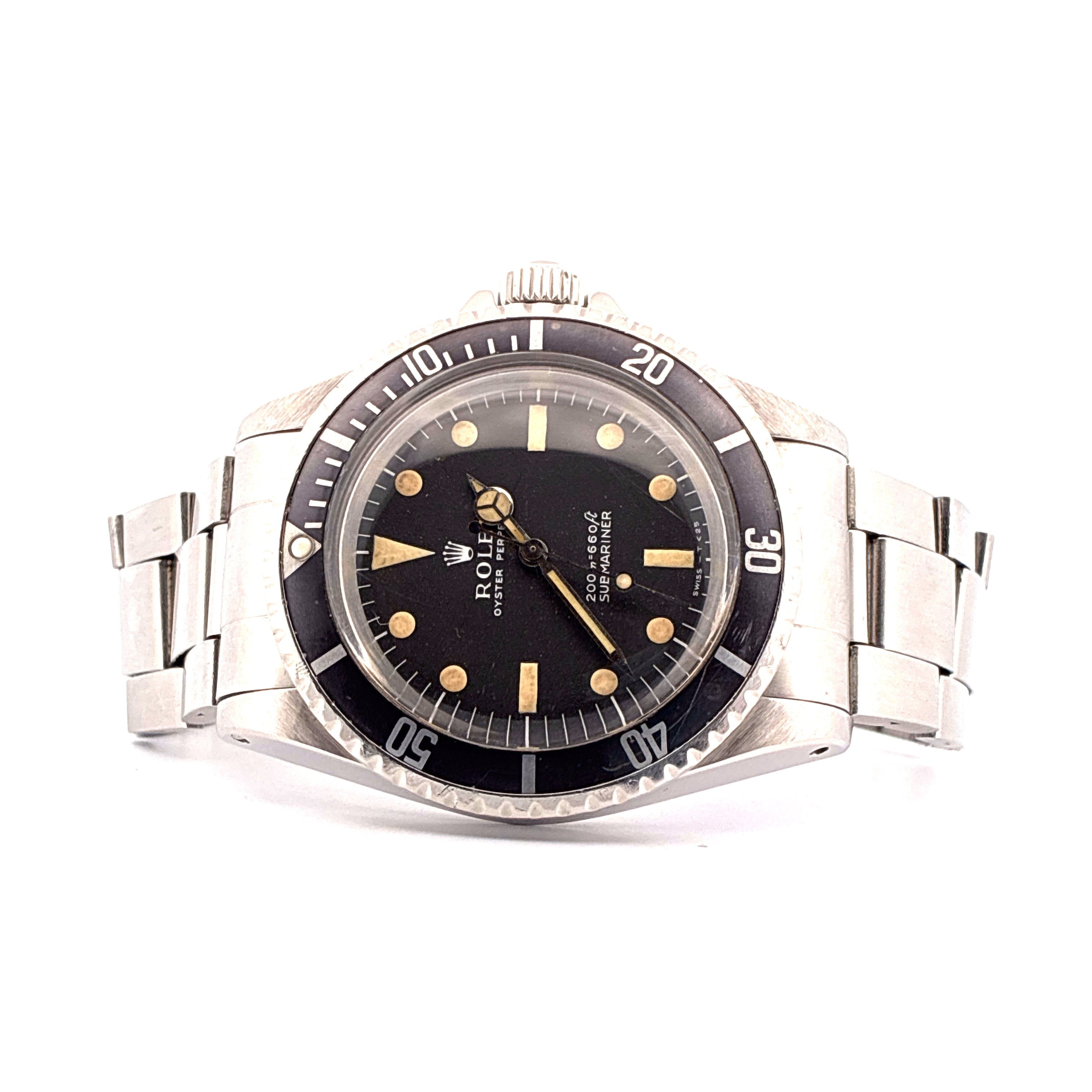 Submariner (No Date) / Vintage / Tritium / org. Box / not polished / 1969 - 1970