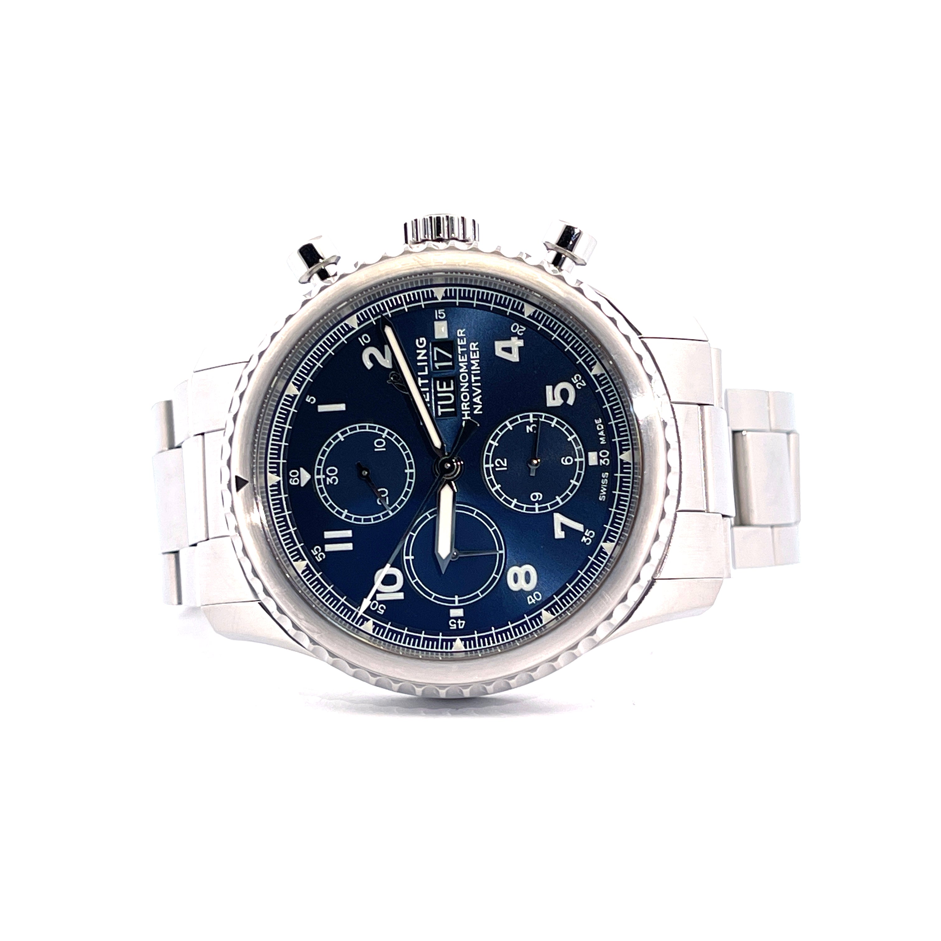 Navitimer 8 Chronograph Blue Dial / incl. Invoice / very good Condition / Full Set / Germany 2018