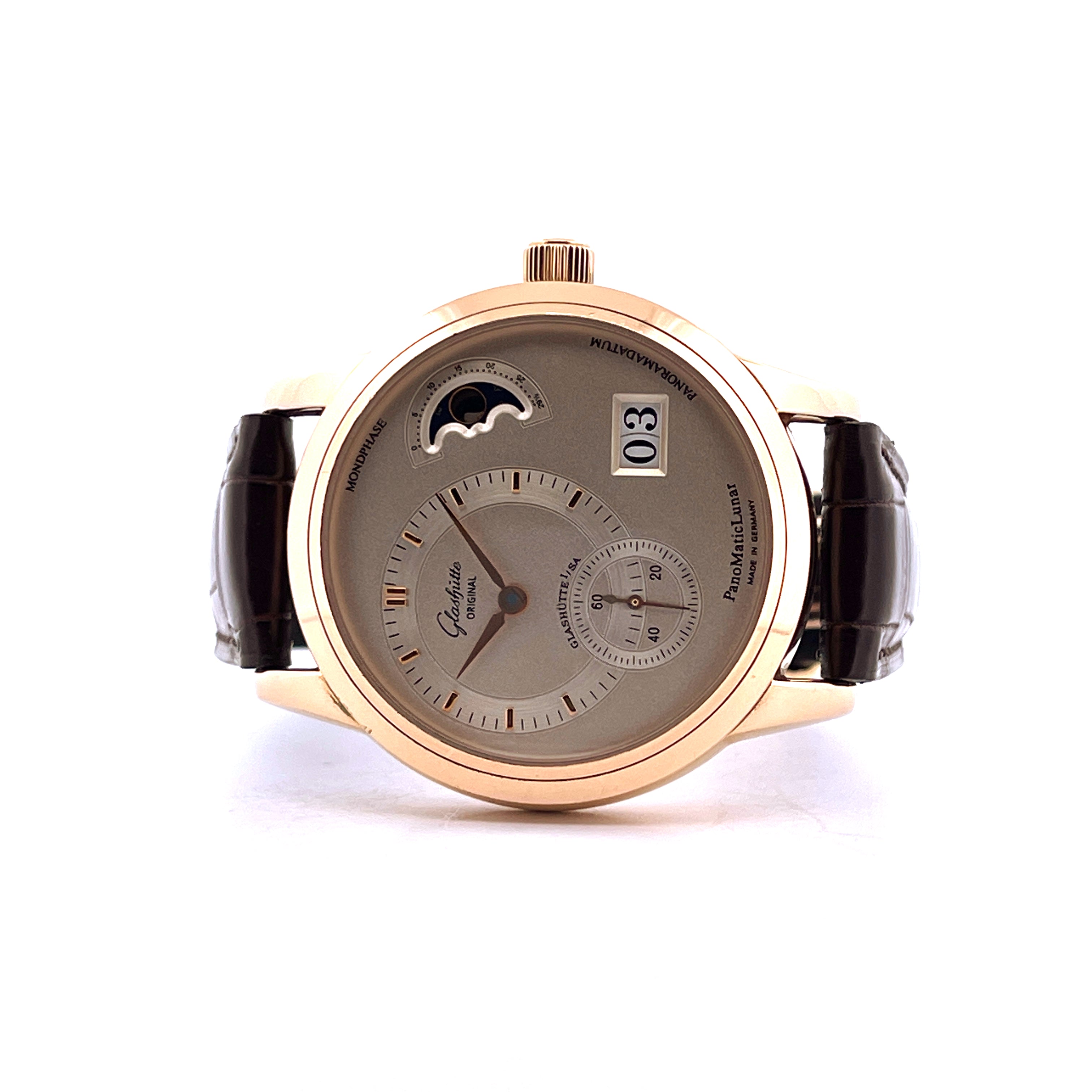 Glashütte Original - Glashütte Original PanoMaticLunar Yellowgold - Juwelier Spliedt