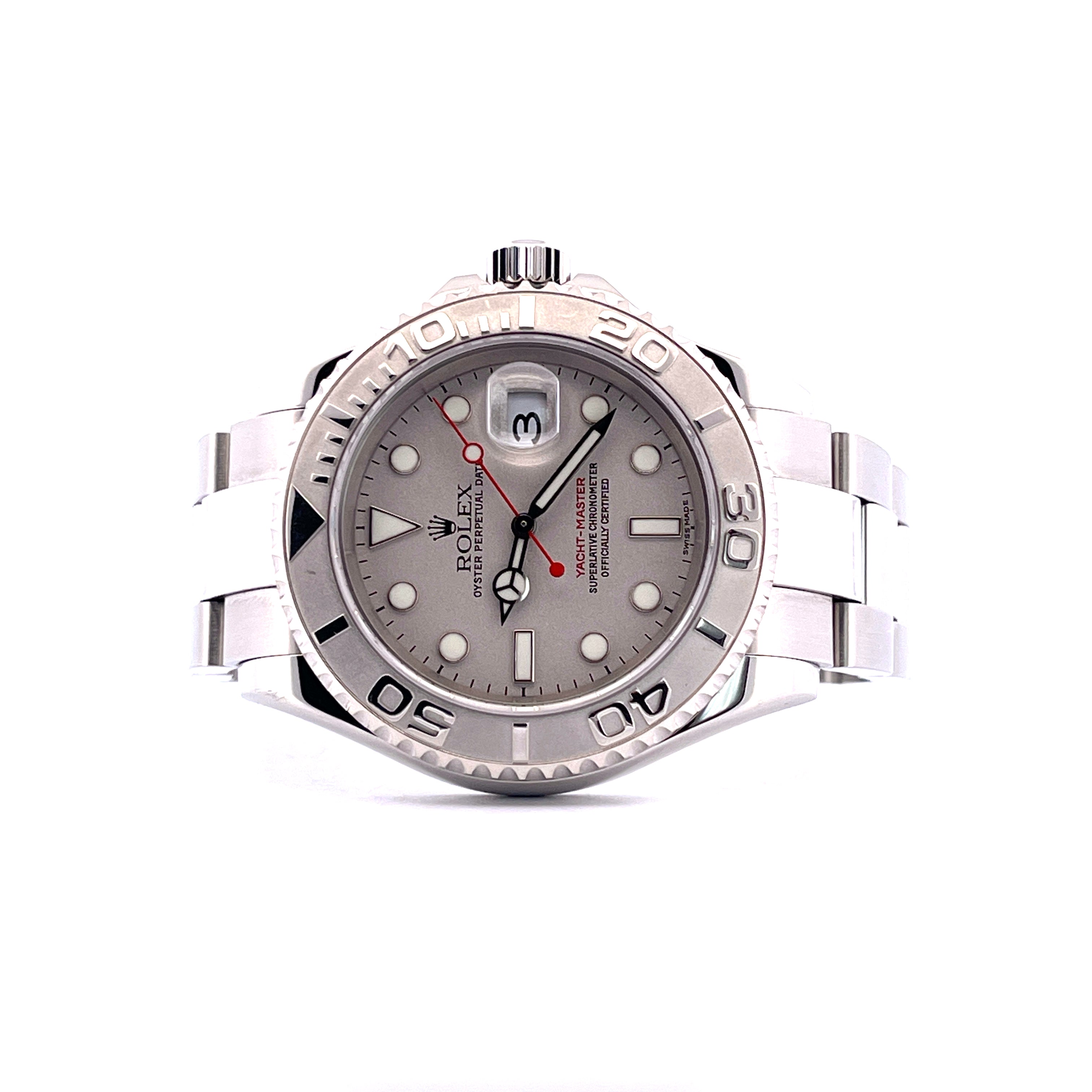 Yacht-Master 40 16622 Silver Platinum