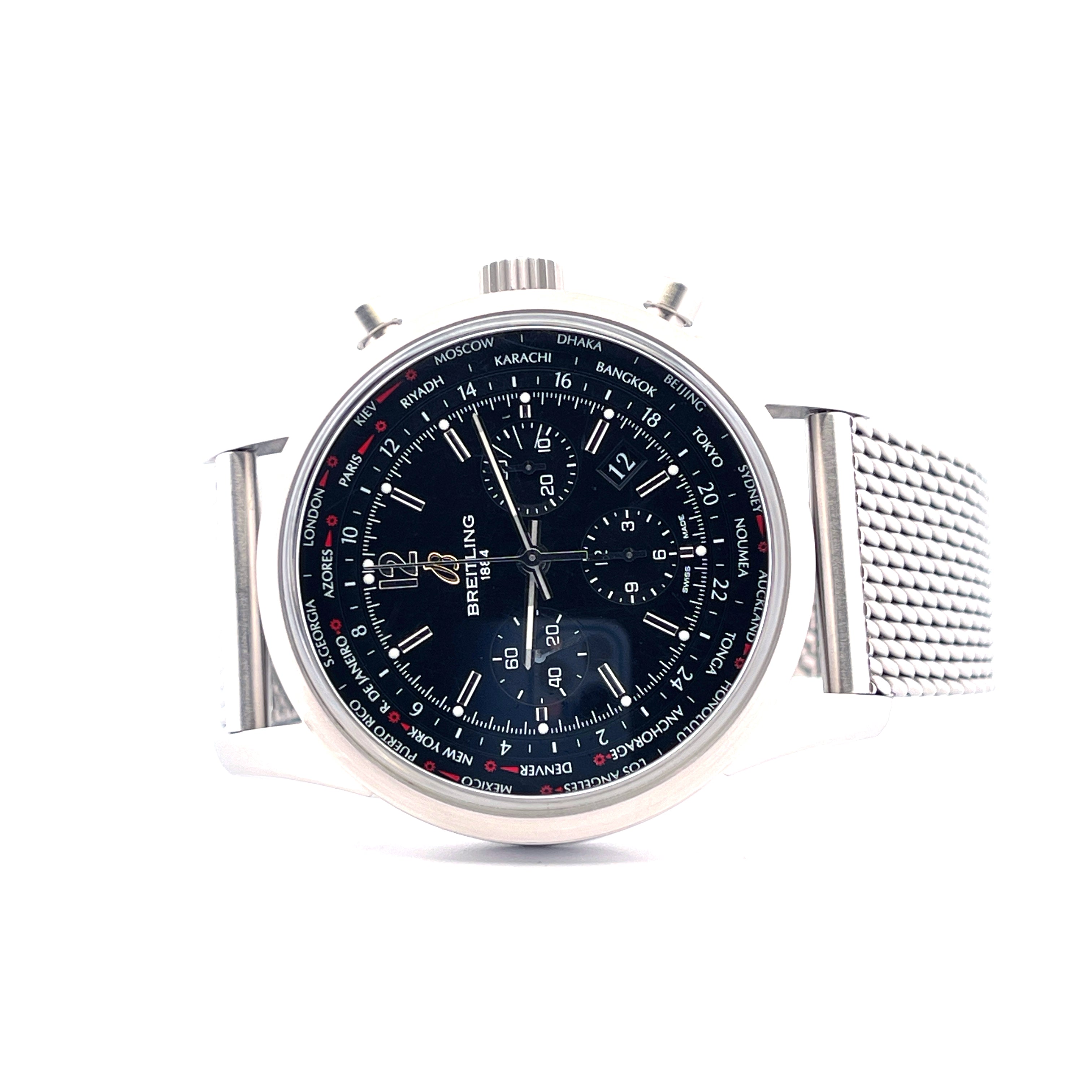 Transocean Unitime Pilot Balck Dial / Box and Paper / Germany / very good Condition / 2015