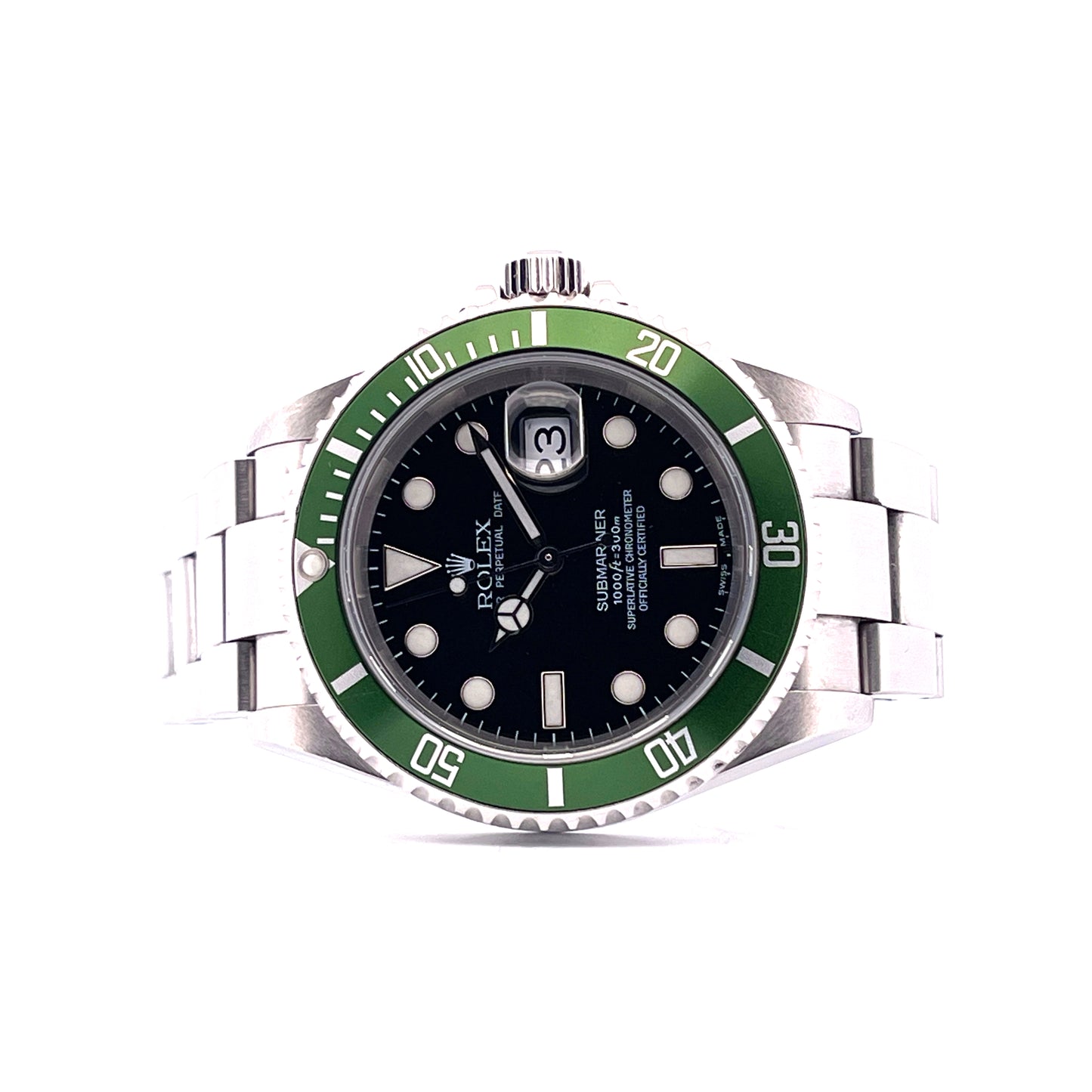 Submariner Date "Kermit" Flat4 / Full Set / LC100 -2004-