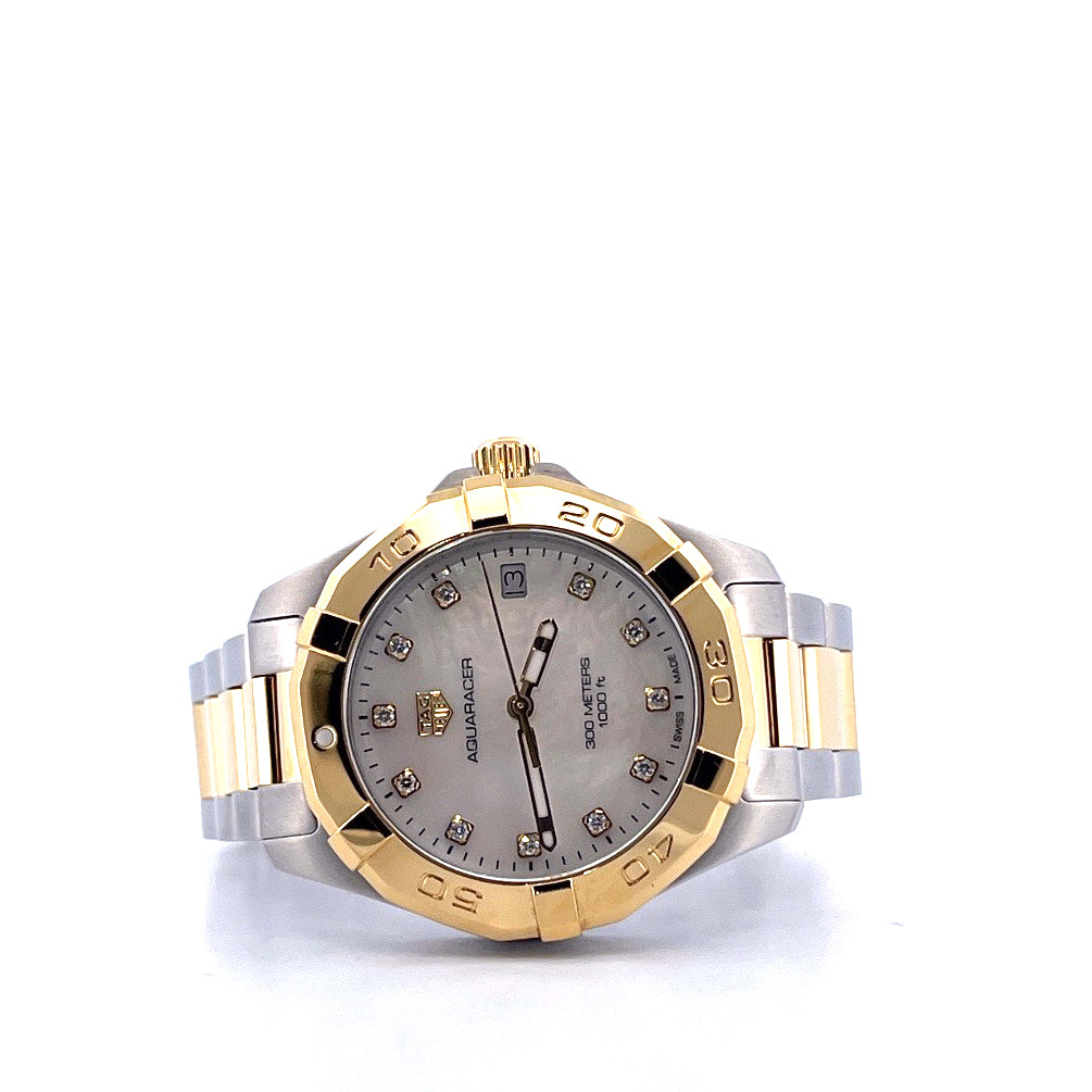 Aquaracer Lady Mother of Pearl Dial very good condt. / on stock / original box / ca. 2018