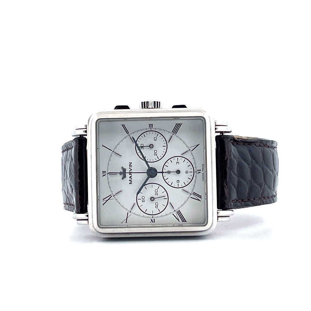 Marvin 1850 Jubilee Chronograph Tetra Limited Edition 400 pieces / sehr guter Zustand (ca. 2000) - Juwelier Spliedt