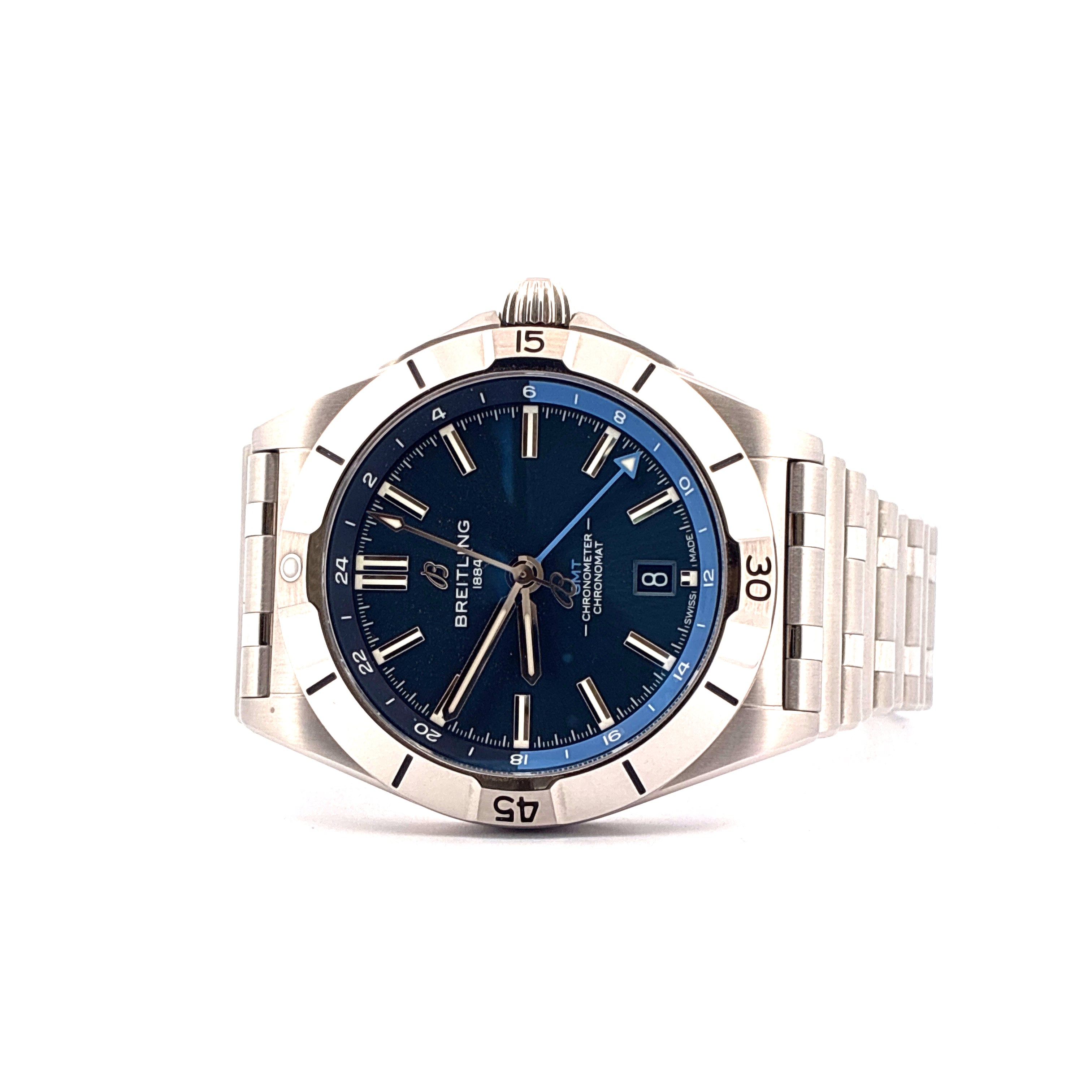 Chronomat GMT 1 of 288 / Sylt Edition / Limited Edition Blue Dial / Full links / Full-Set / 2023