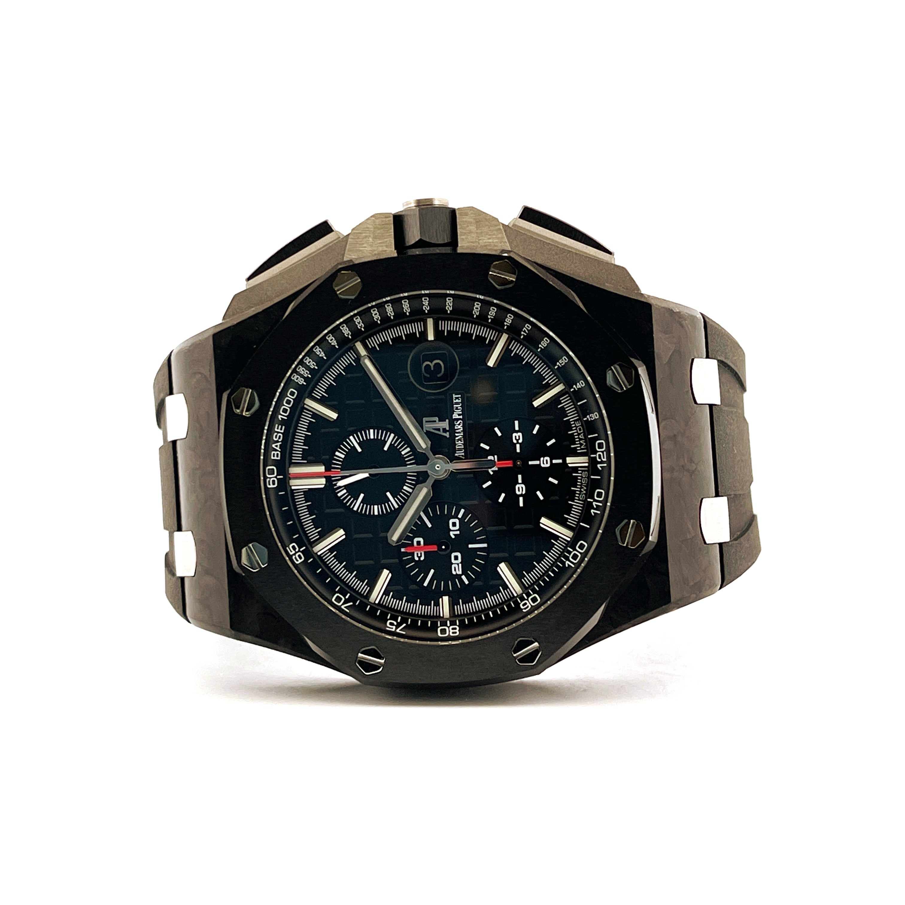 Audemars Piguet Royal Oak Offshore Carbon&Ceramic 44 mm Automatikuhr mit schwarzem Zifferblatt