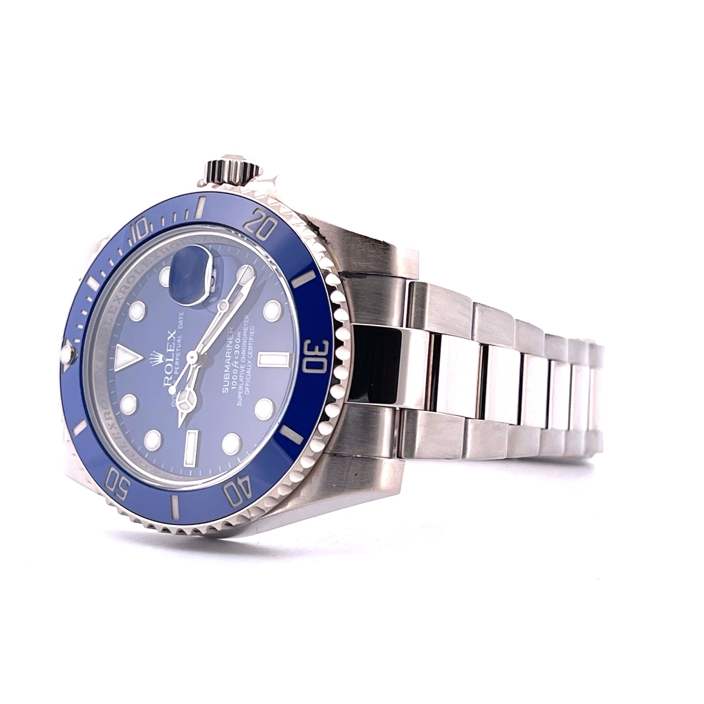 Rolex - Rolex Submariner Date SMURPH Whitegold - Juwelier Spliedt