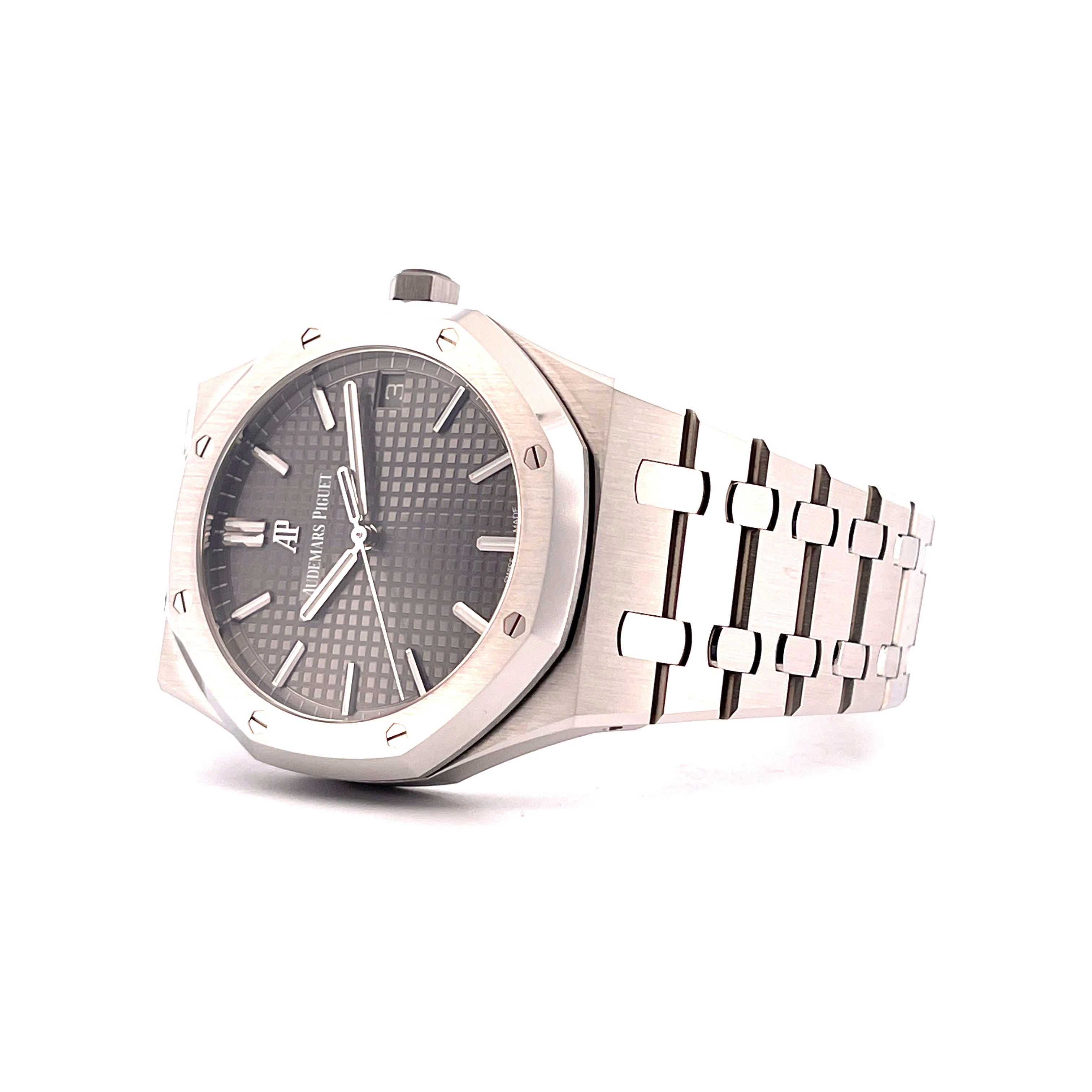 Royal Oak 41mm / Ref. 15500ST.OO.1220ST.02 / Grey Dial / premium Condition nearly unworn / Full Set / Germany 2021