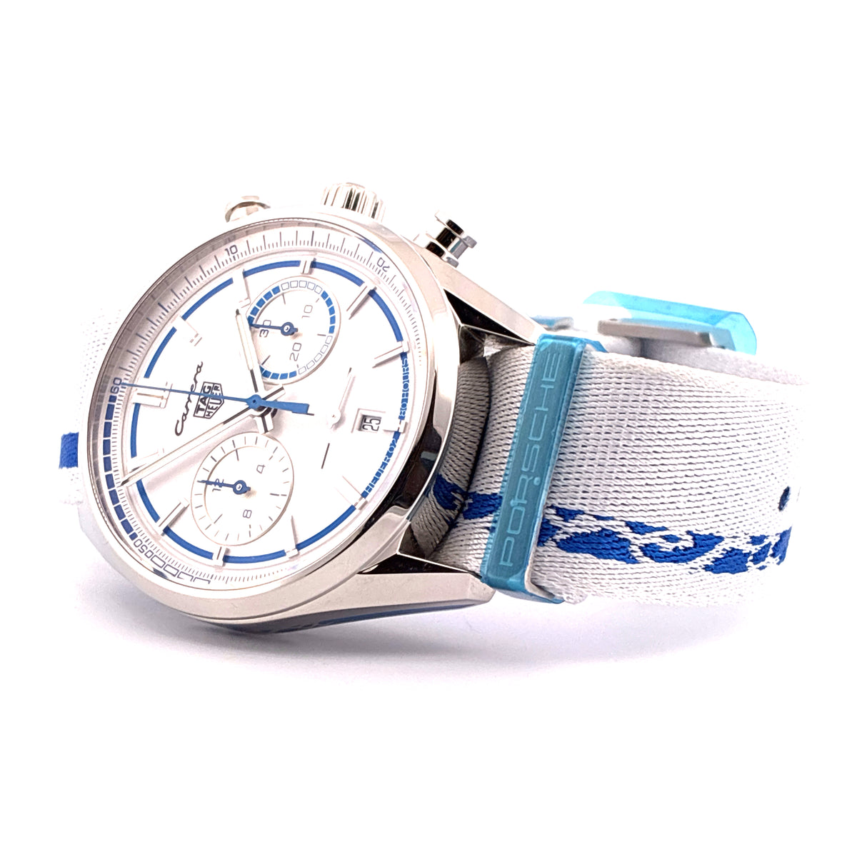 Carrera Porsche Chronograph Special Edition / Unworn / Very Rare / 2nd Strap / Sticker / Limited Edition / 1 of 500 / Full-Set / 2022