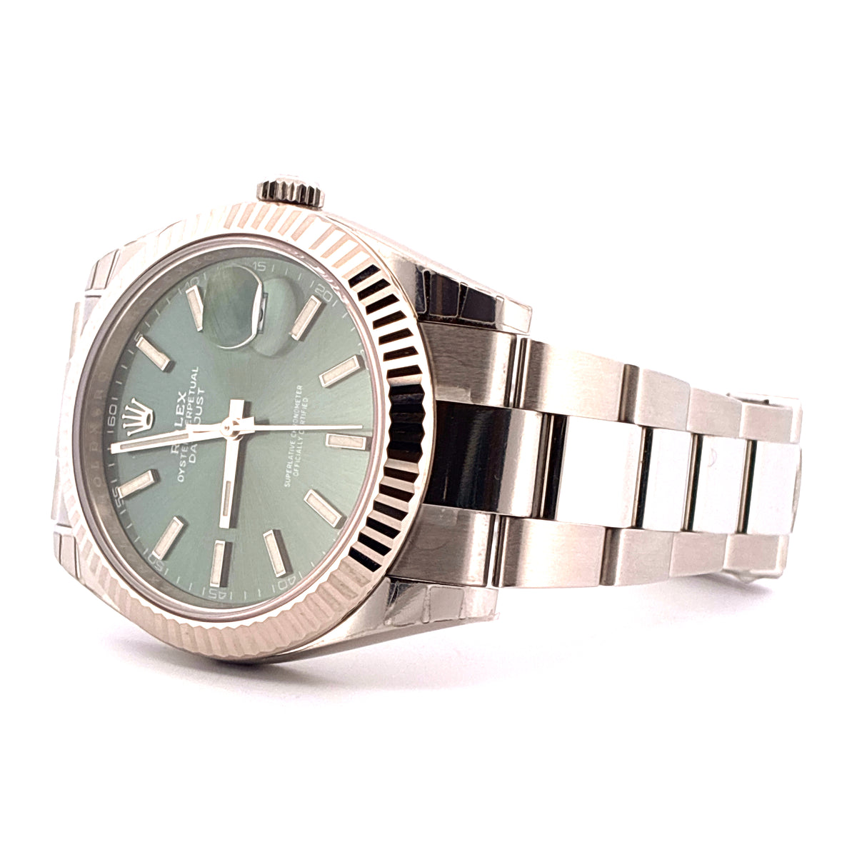 Datejust 41 / Mint Green Dial / Unworn / Sticker / BAR-Code / Full-Set / 2022