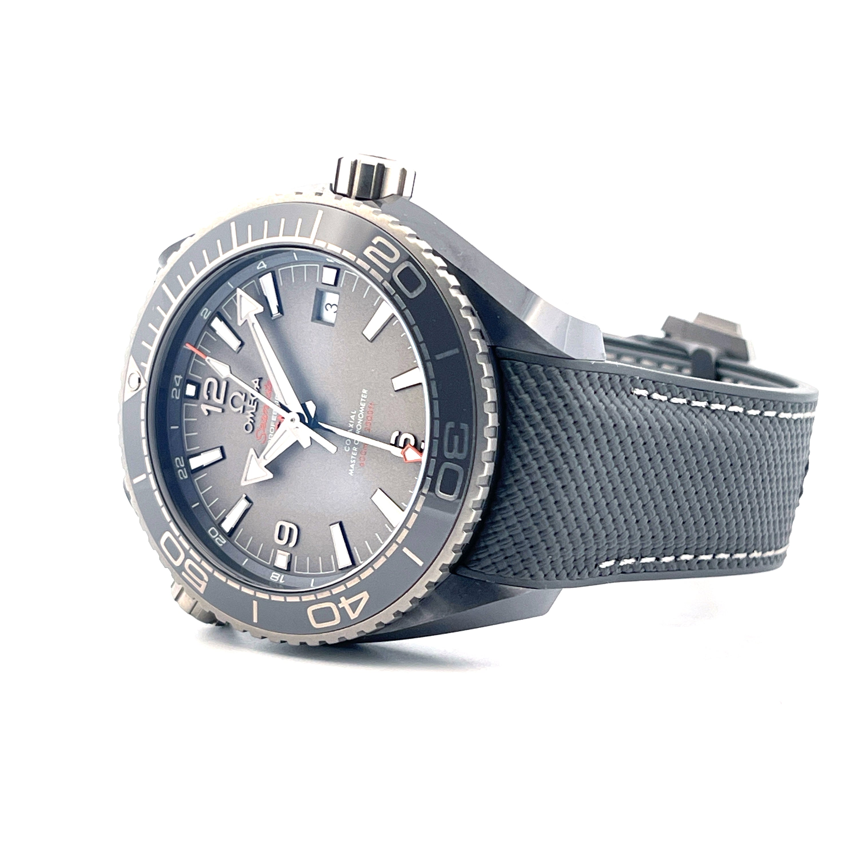 Seamaster Planet Ocean GMT Grey Ceramic / perfect Condition / Full Set / 2026