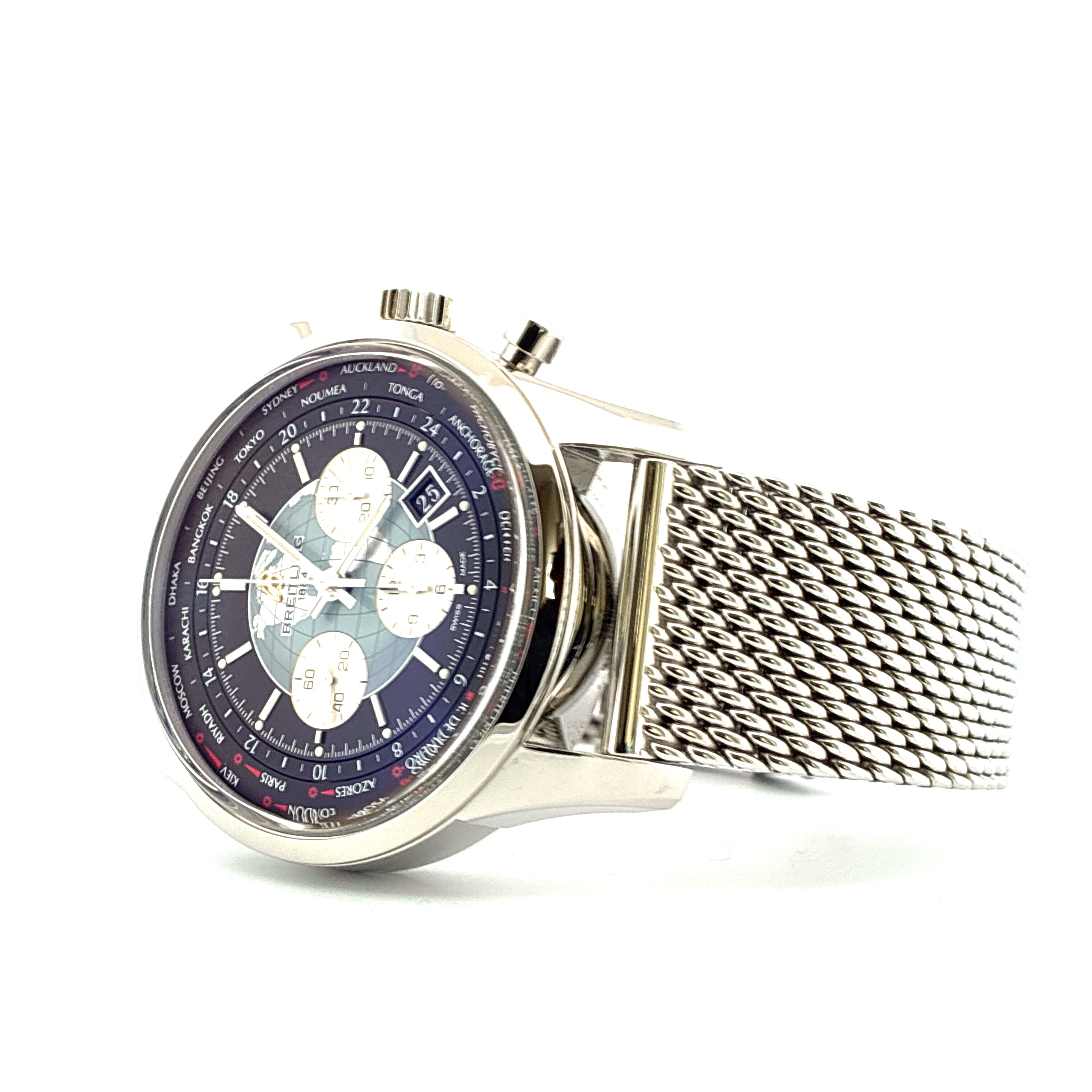 Transocean Chronograph Unitime / stainless steel / Full-Set / 2013