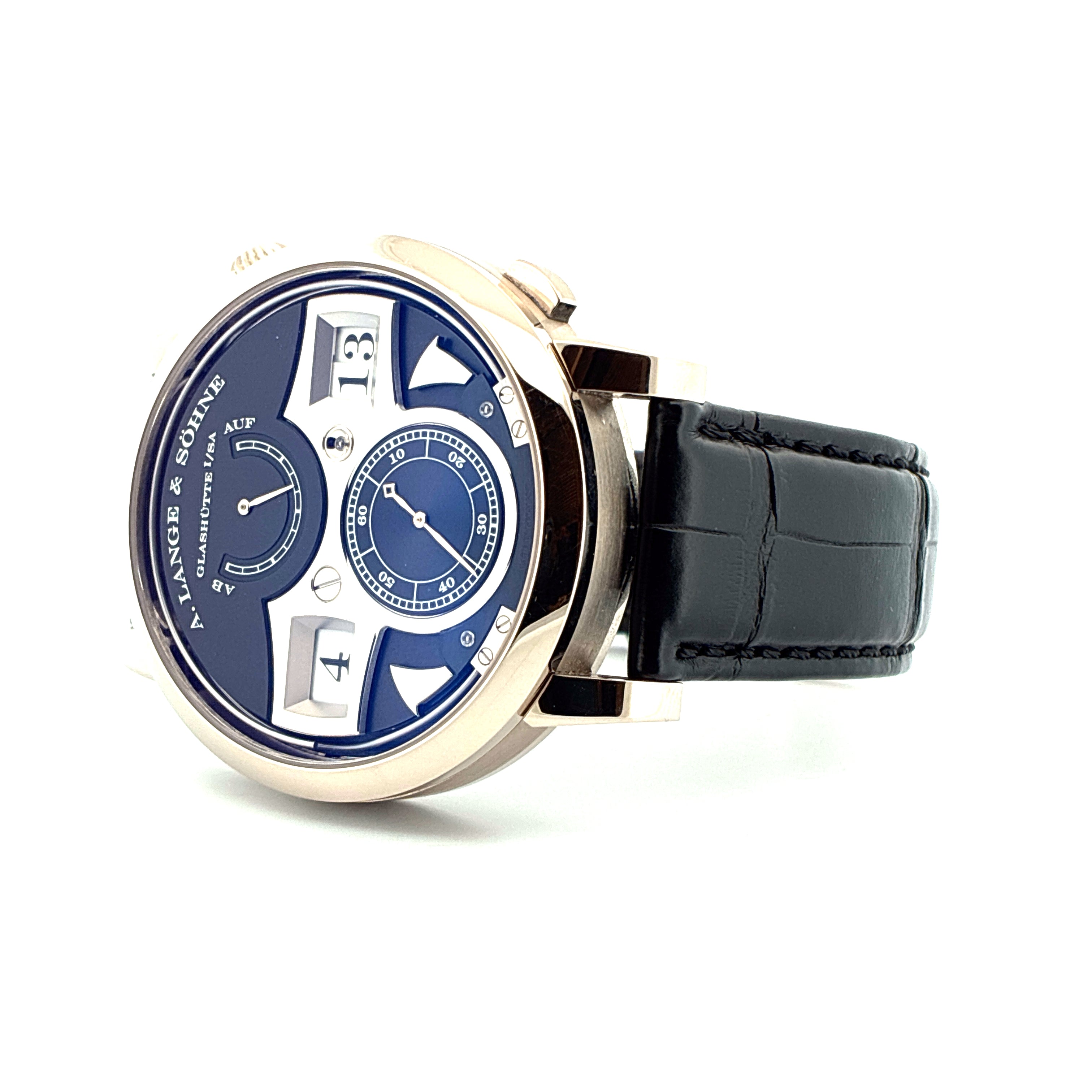 Zeitwerk Striking Time / Black Dial / White Gold / Full-Set / 2014