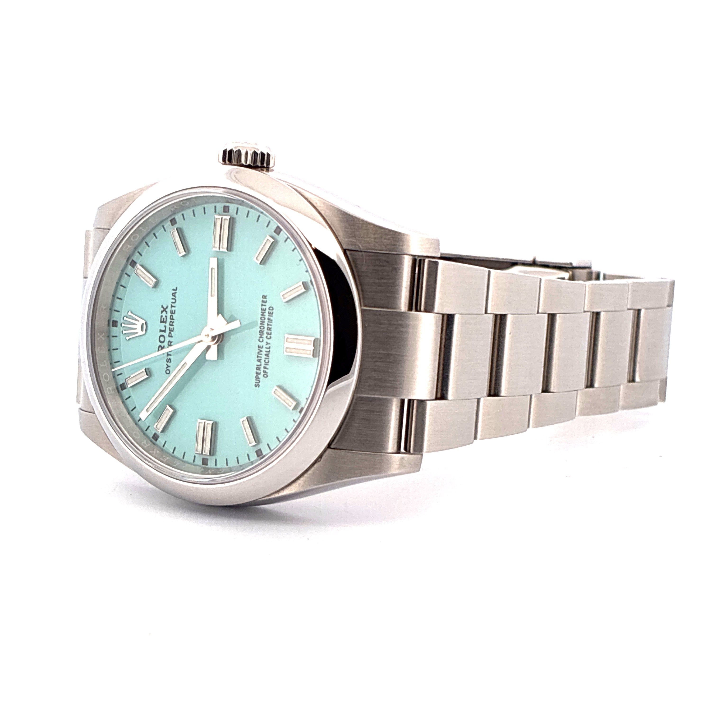 Oyster Perpetual 36 Tiffany Dial / Box & Papers / 2023
