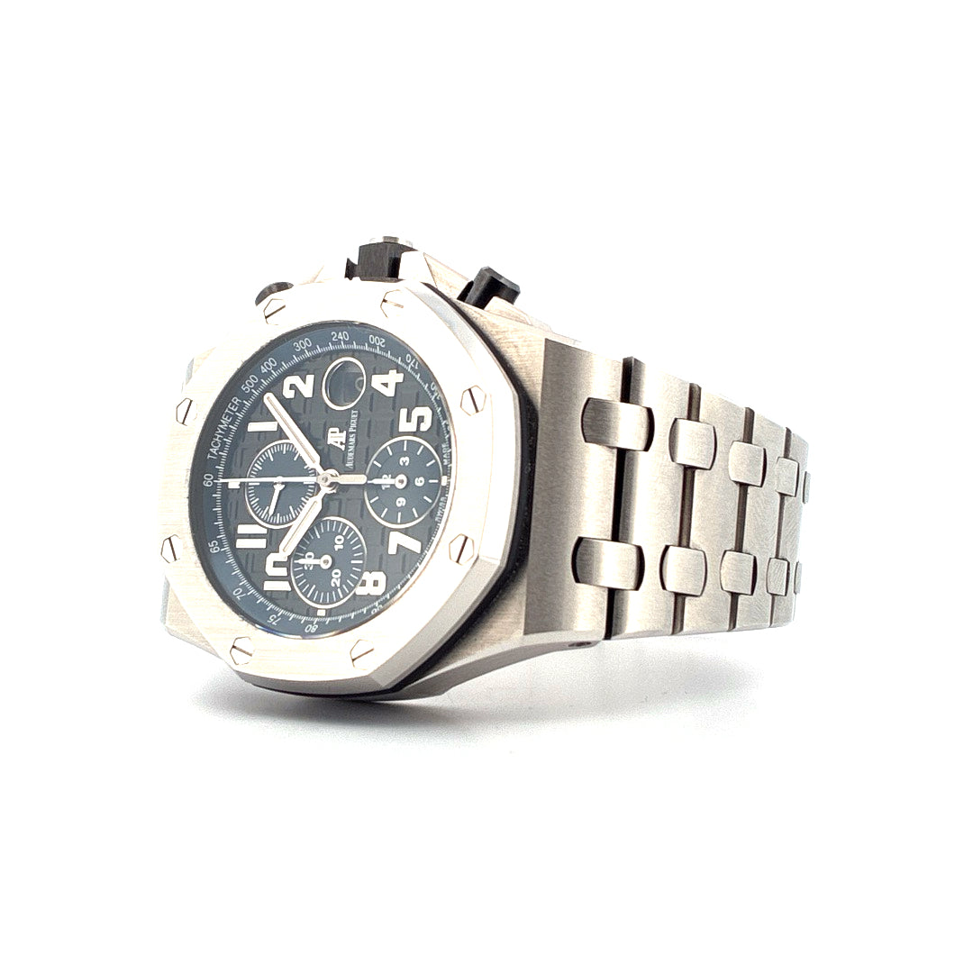 Audemars Piguet Royal Oak Offshore Chronograph / Steel and Leather Strap (2021)