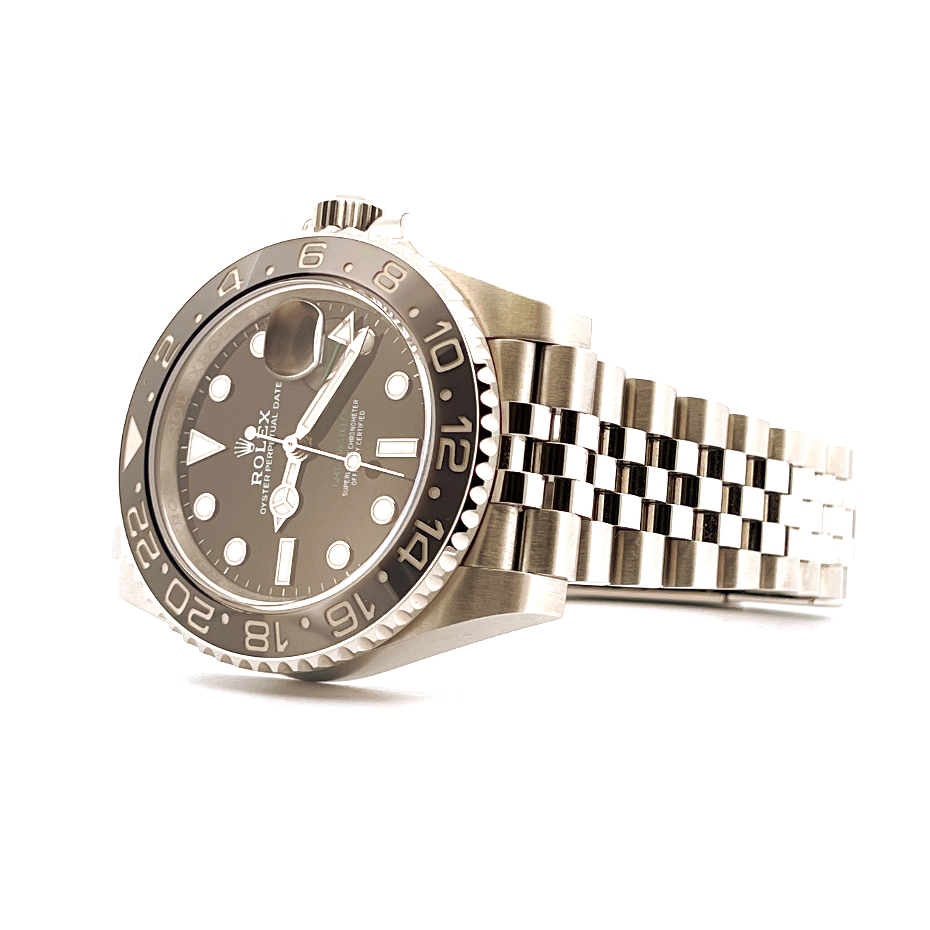 Rolex GMT-Master II Bruce Wayne aus Edelstahl mit Anthrazit Zifferblatt und Jubilée Band