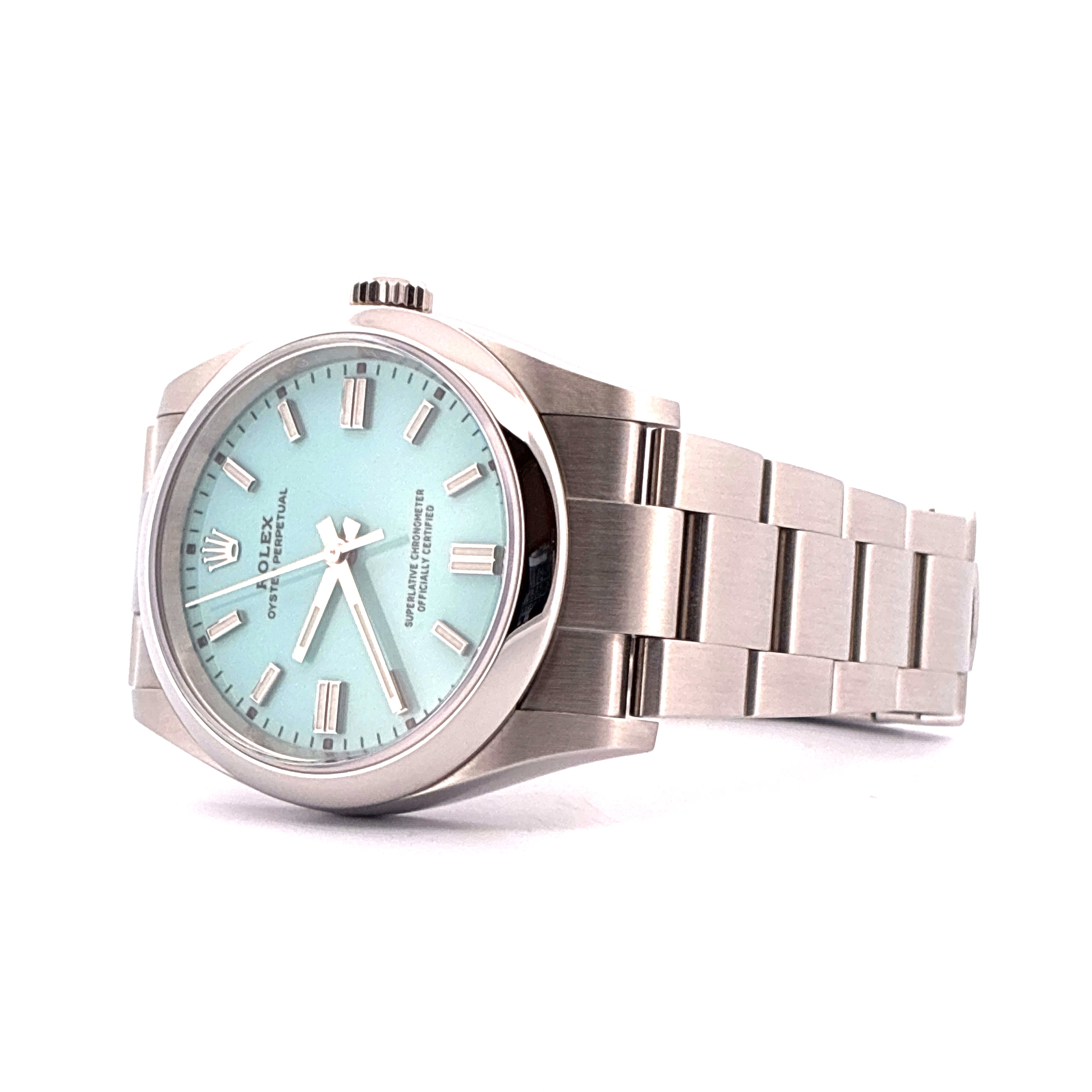 Oyster Perpetual 36 / Tiffany Dial / very good condt. / Box & Papers / 2021