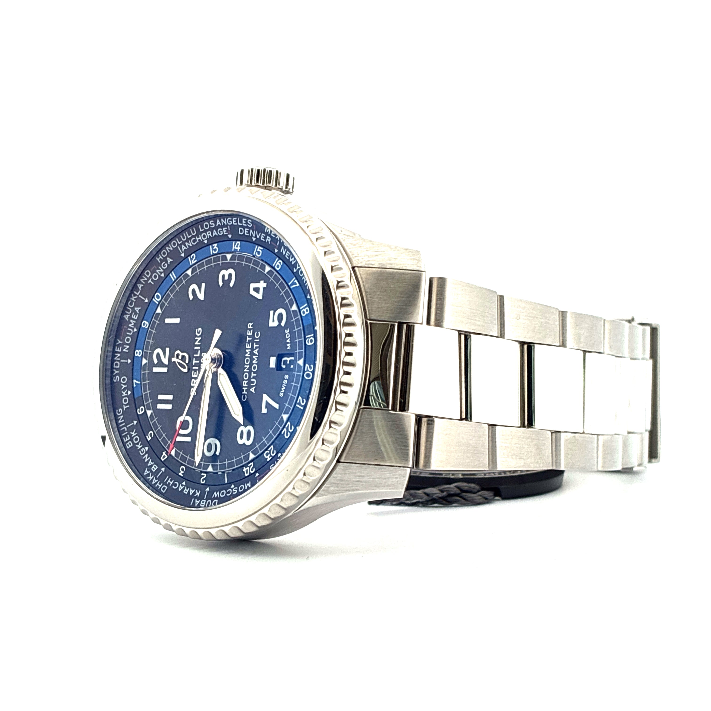 Aviator 8 B35 / Automatic Unitime 43 / Like Unworn / Black Dial / Full-Set / 2025