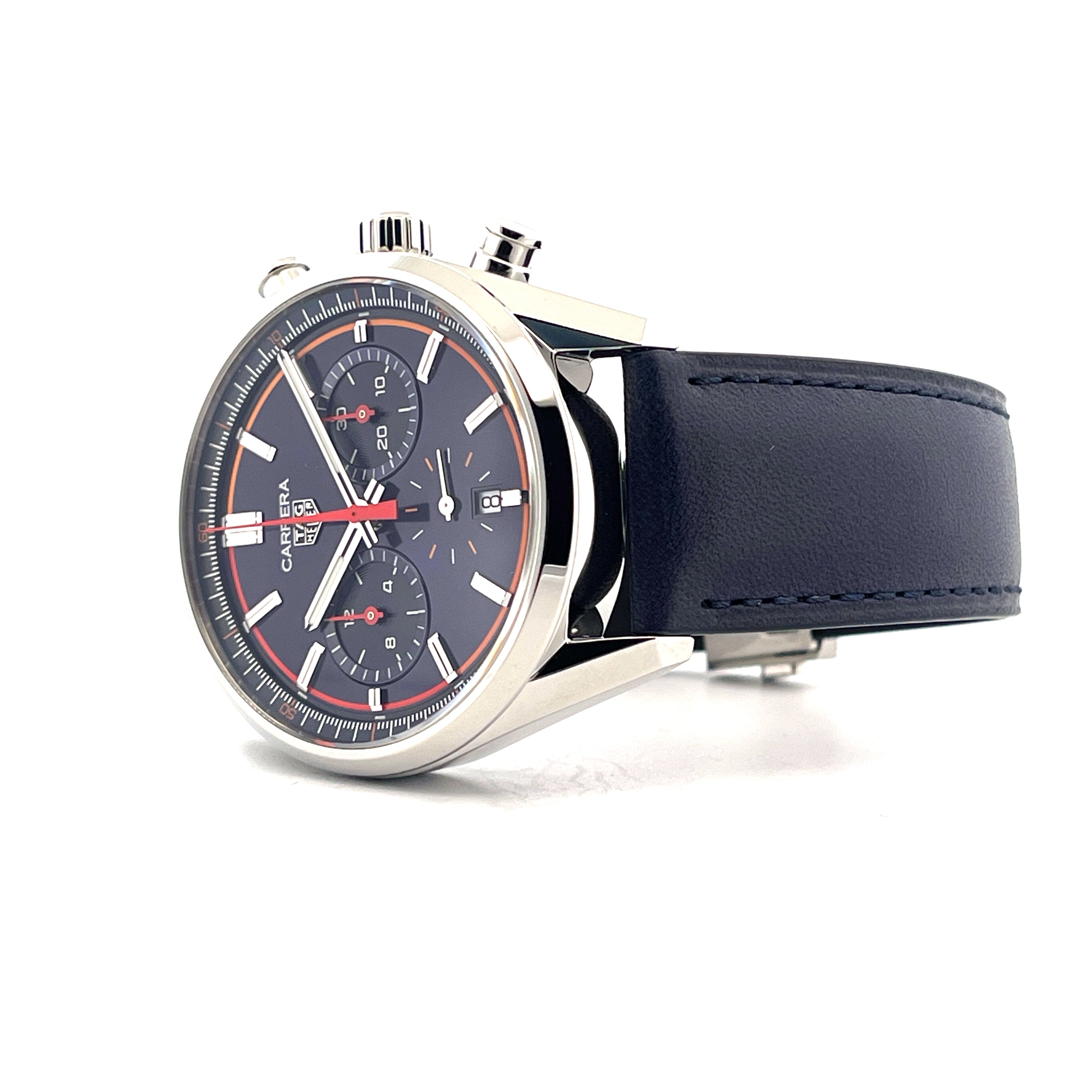 Carrera Chronograph Blue 42 mm / Full Set / Unworn -2023-