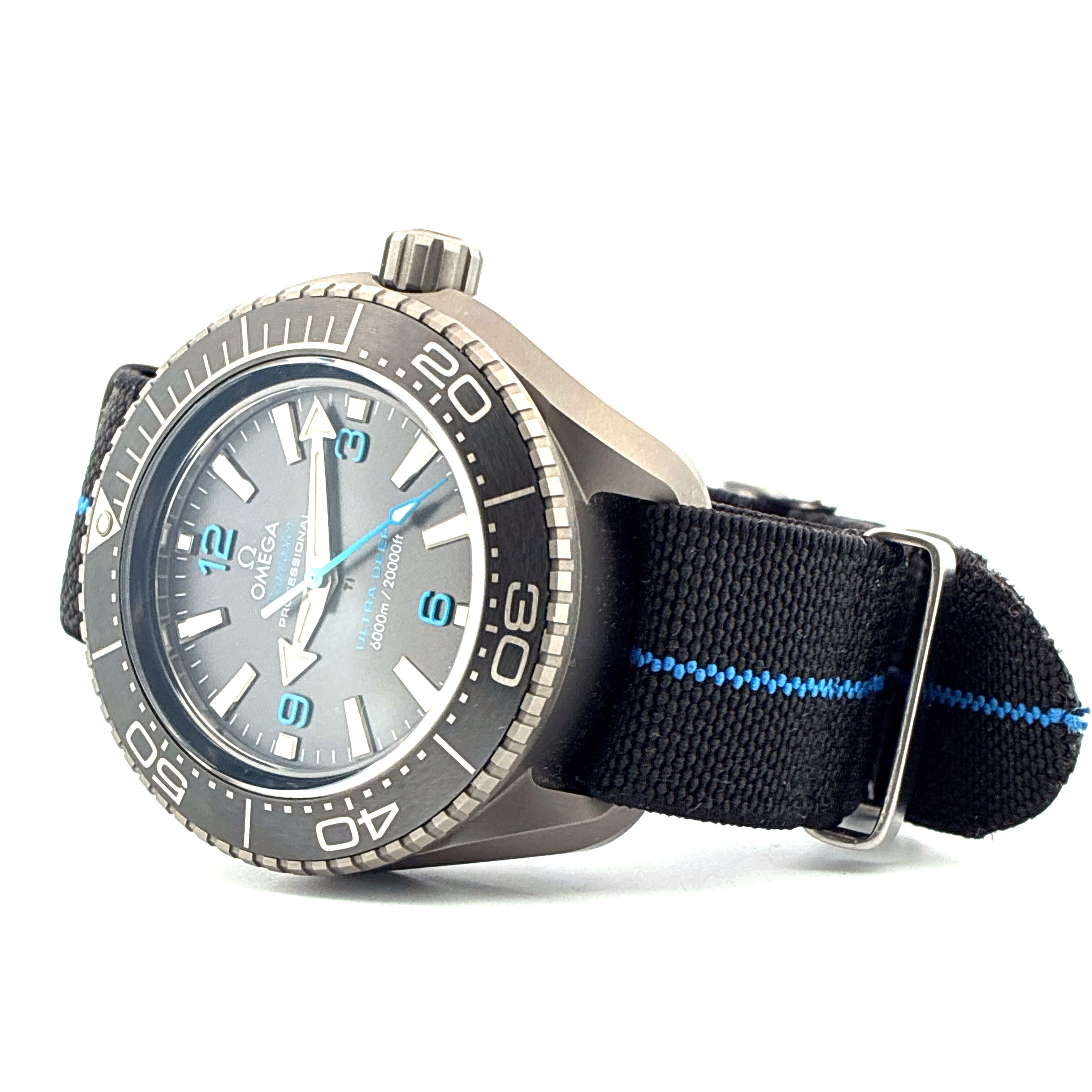 Seamaster Ultra Deep 6000M / very good condt. / second streep / Titan / Full-Set 2023