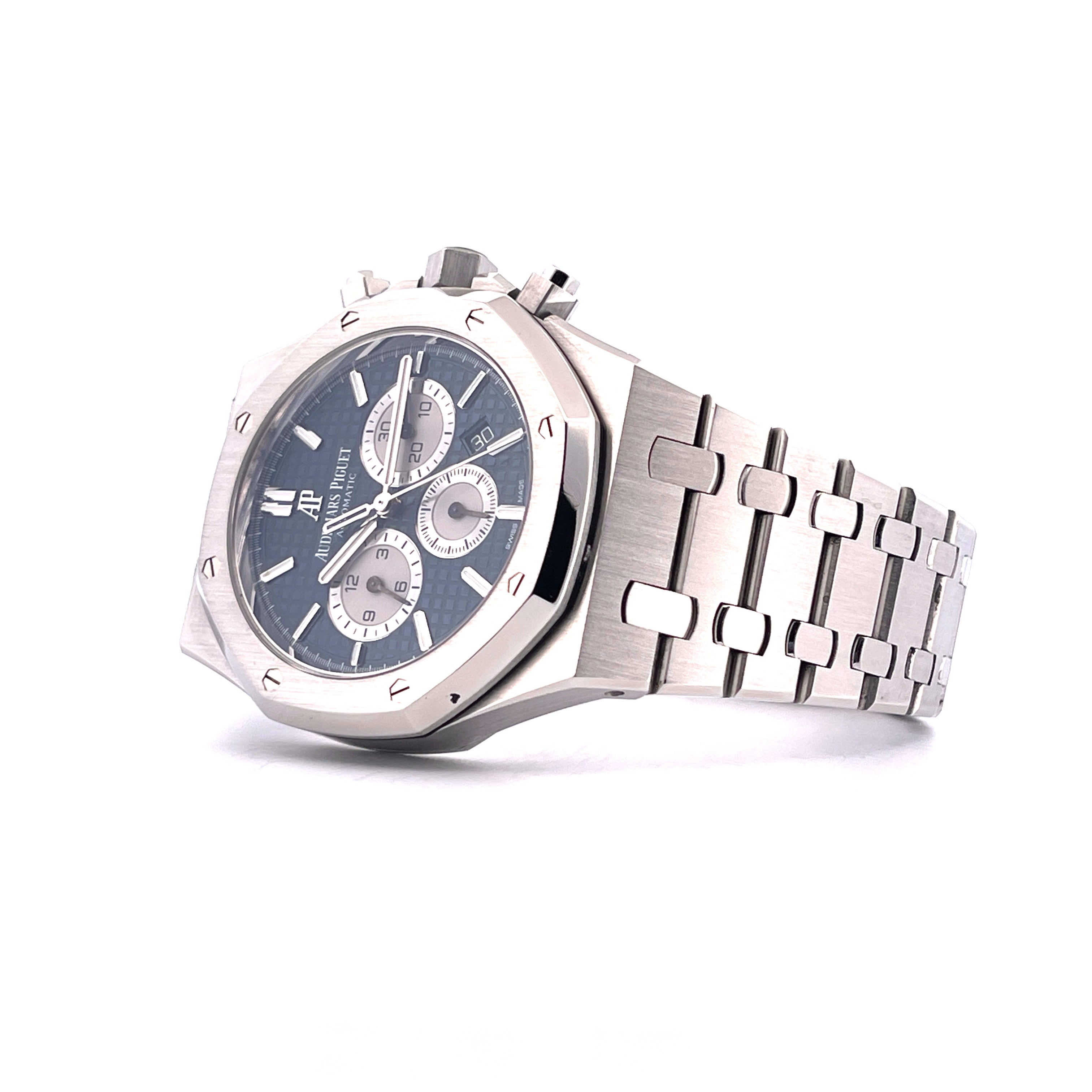 Audemars Piguet Royal Oak Chronograph Blue Dial 26331ST / Unpolished / Blue / 2019