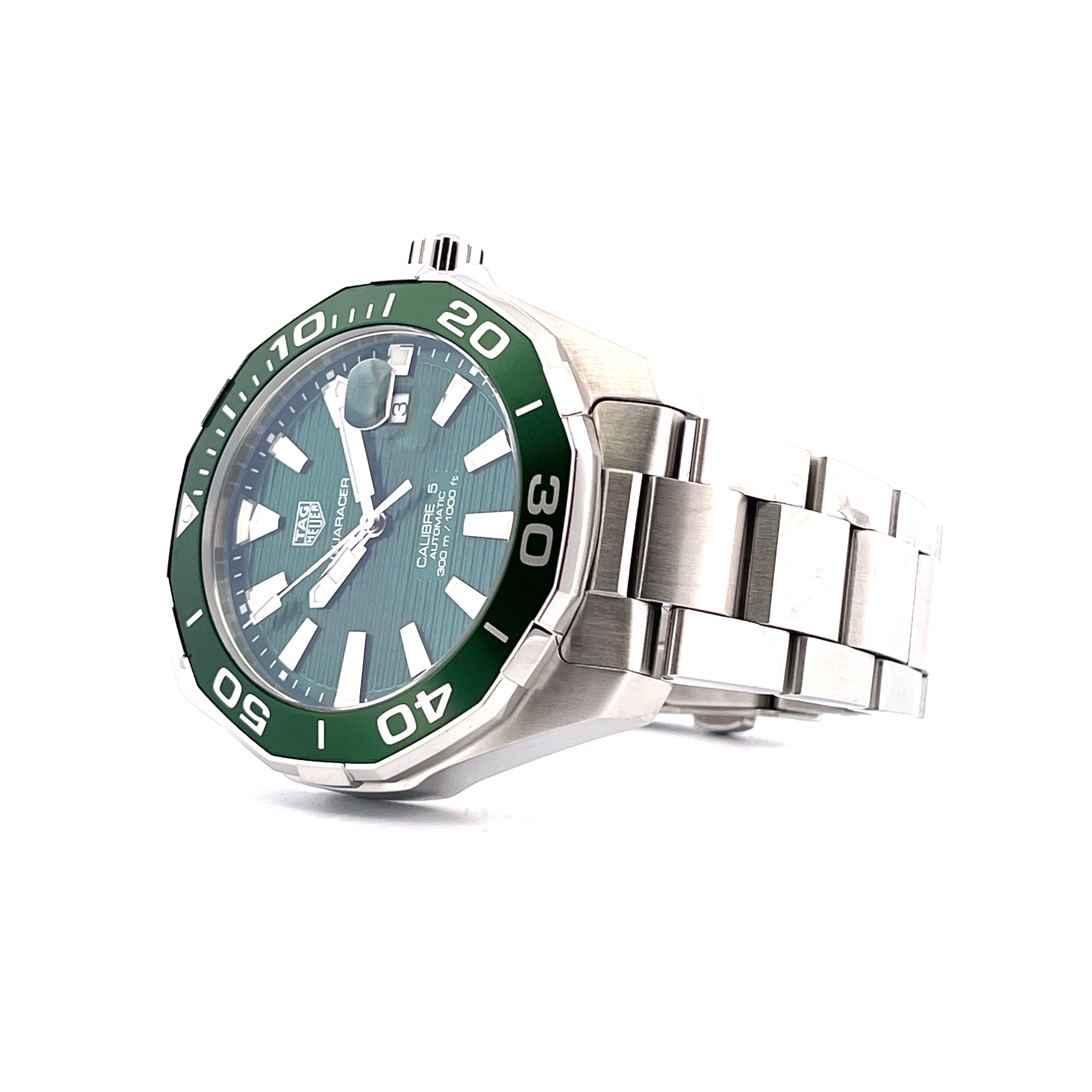Tag Heuer - Tag Heuer Aquaracer 300M Green Dial - Juwelier Spliedt