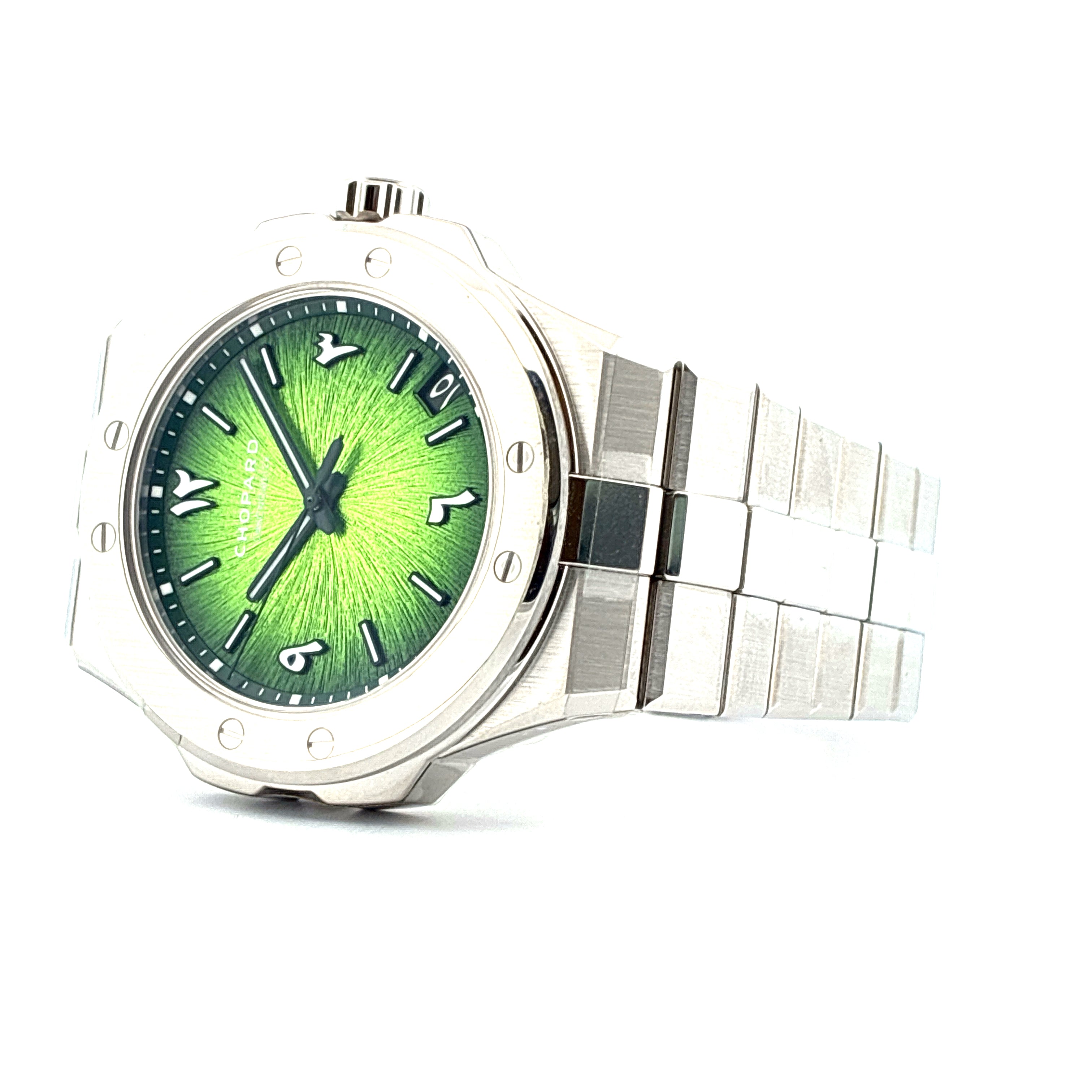 Alpine Eagle / very rare / New / Stickers / Green Dial / Alfardan / Limited 50 / Arabic Dial / Full-Set / 2025