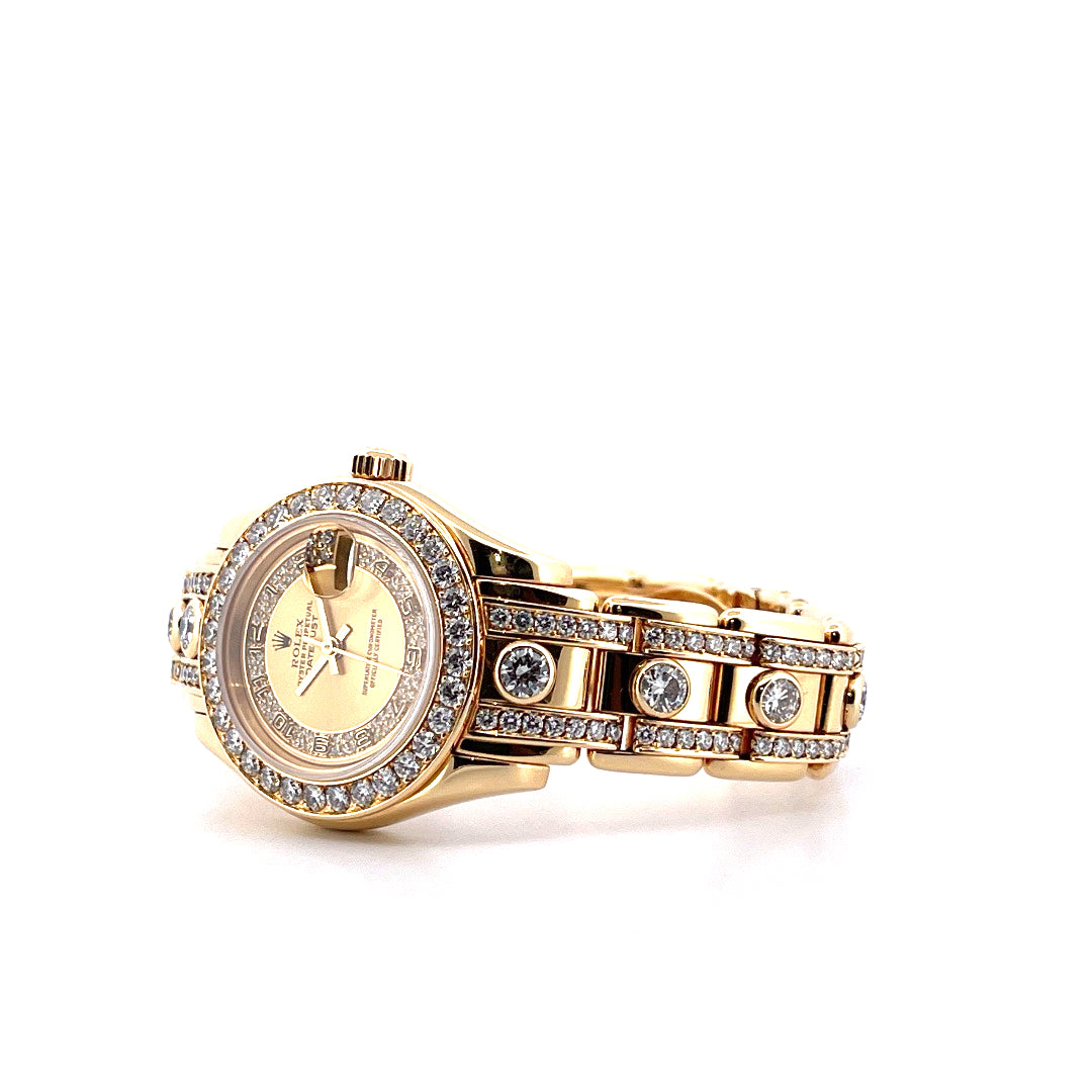Lady Datejust 29 / Pearlmaster mit Diamant Besatz / Service 2021 / Top Set (2000)
