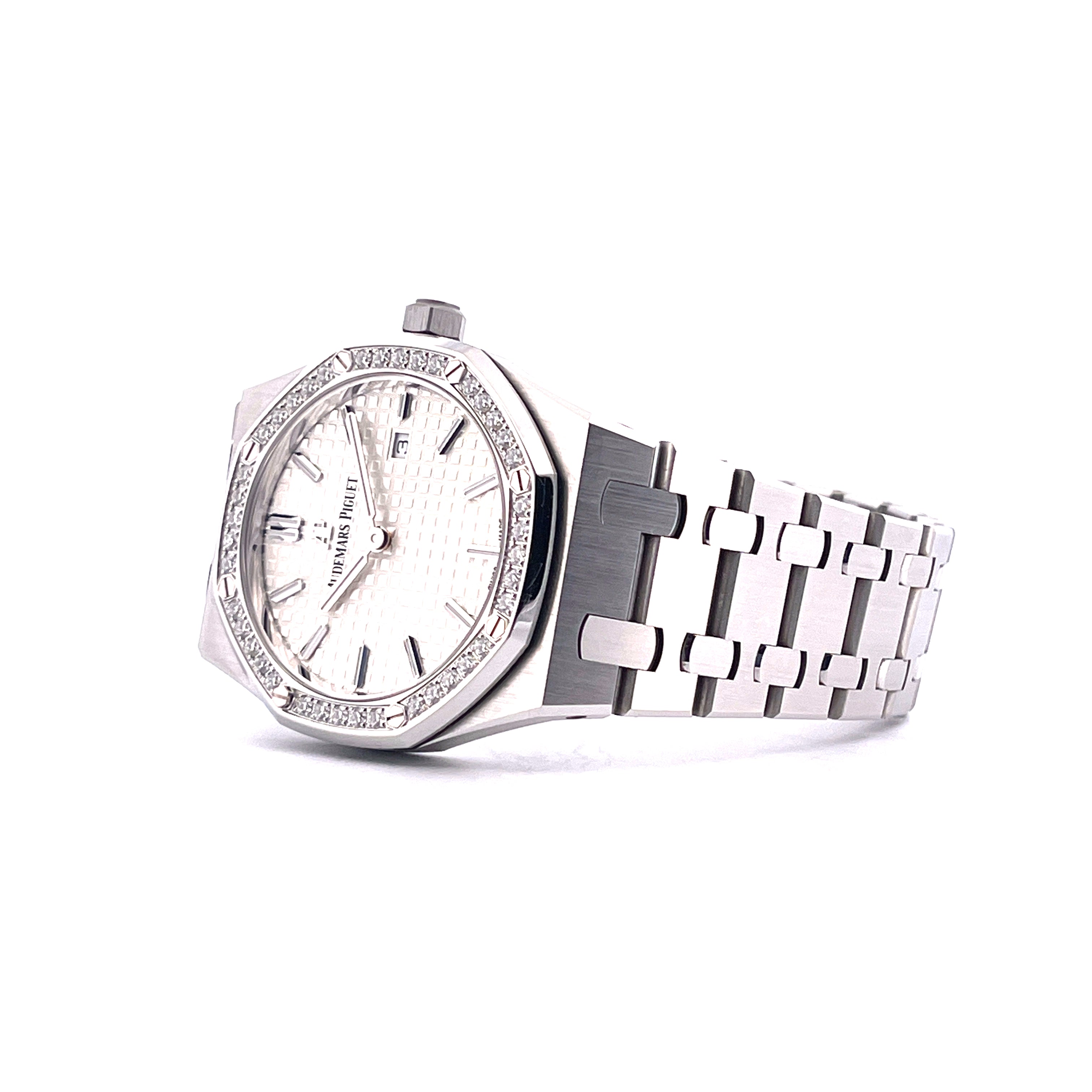 Royal Oak Lady 33 mm Diamonds (Silver) Full Set -2023-