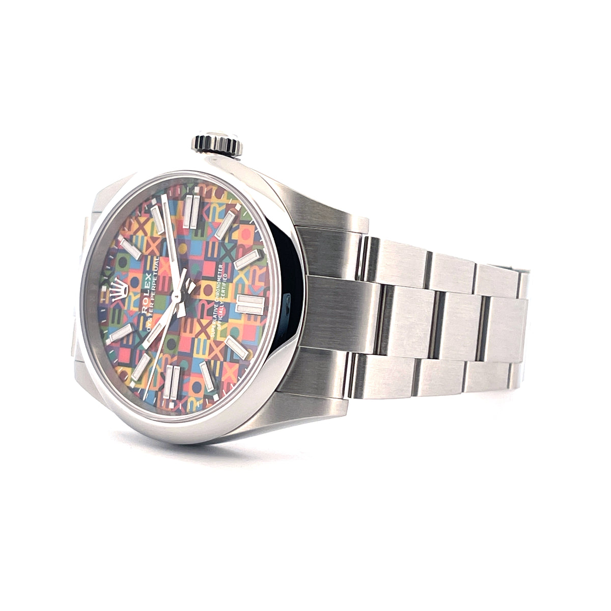 Oyster Perpetual 41 Multicoloured Jubilee Motif Dial 134300 / Unworn / Box and Paper / Aug. 2026 - Juwelier Spliedt